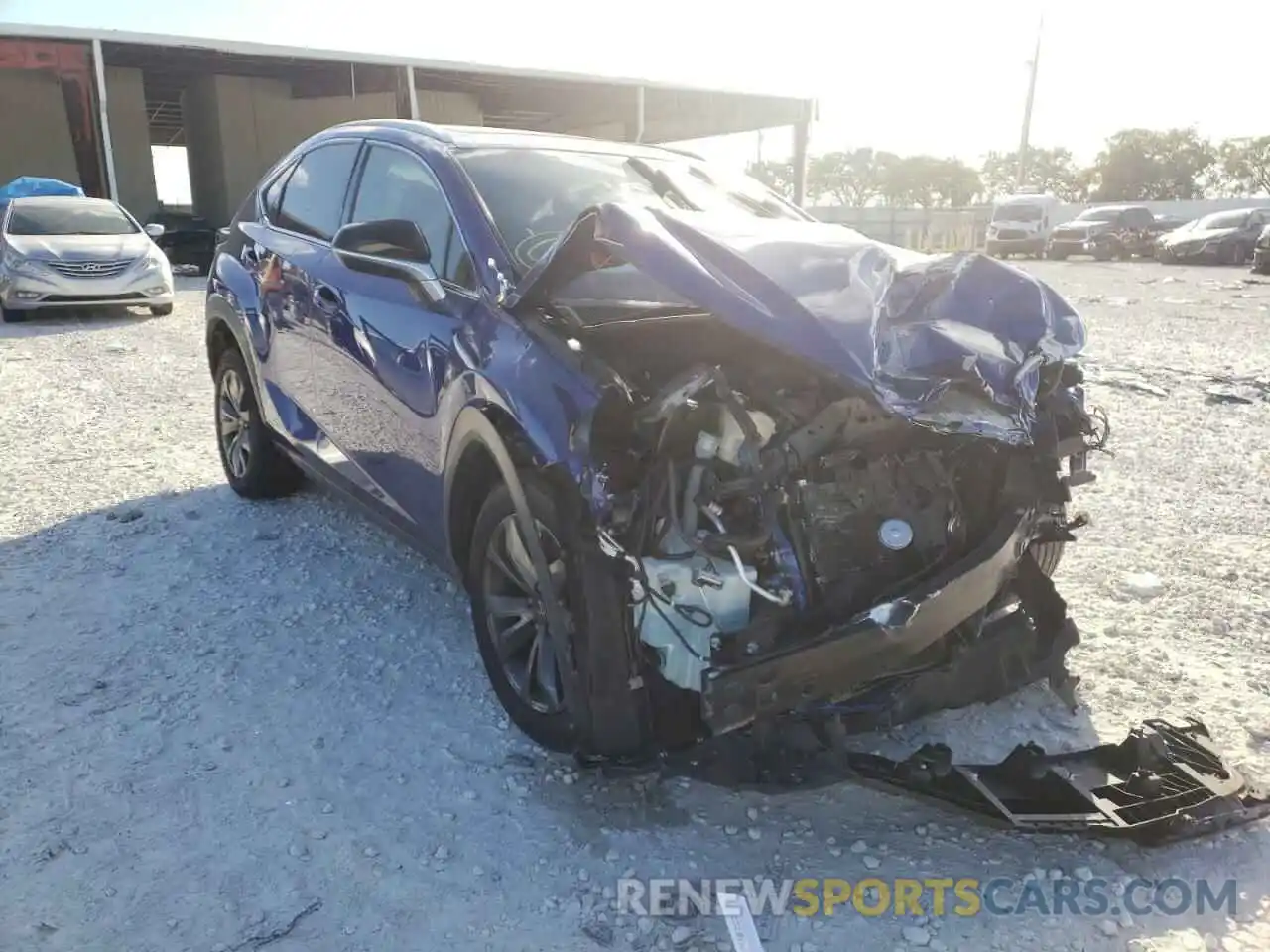 1 Photograph of a damaged car JTJYARBZ5K2117416 LEXUS NX 2019