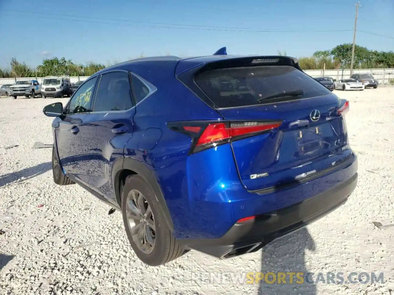 3 Фотография поврежденного автомобиля JTJYARBZ5K2117416 LEXUS NX 2019