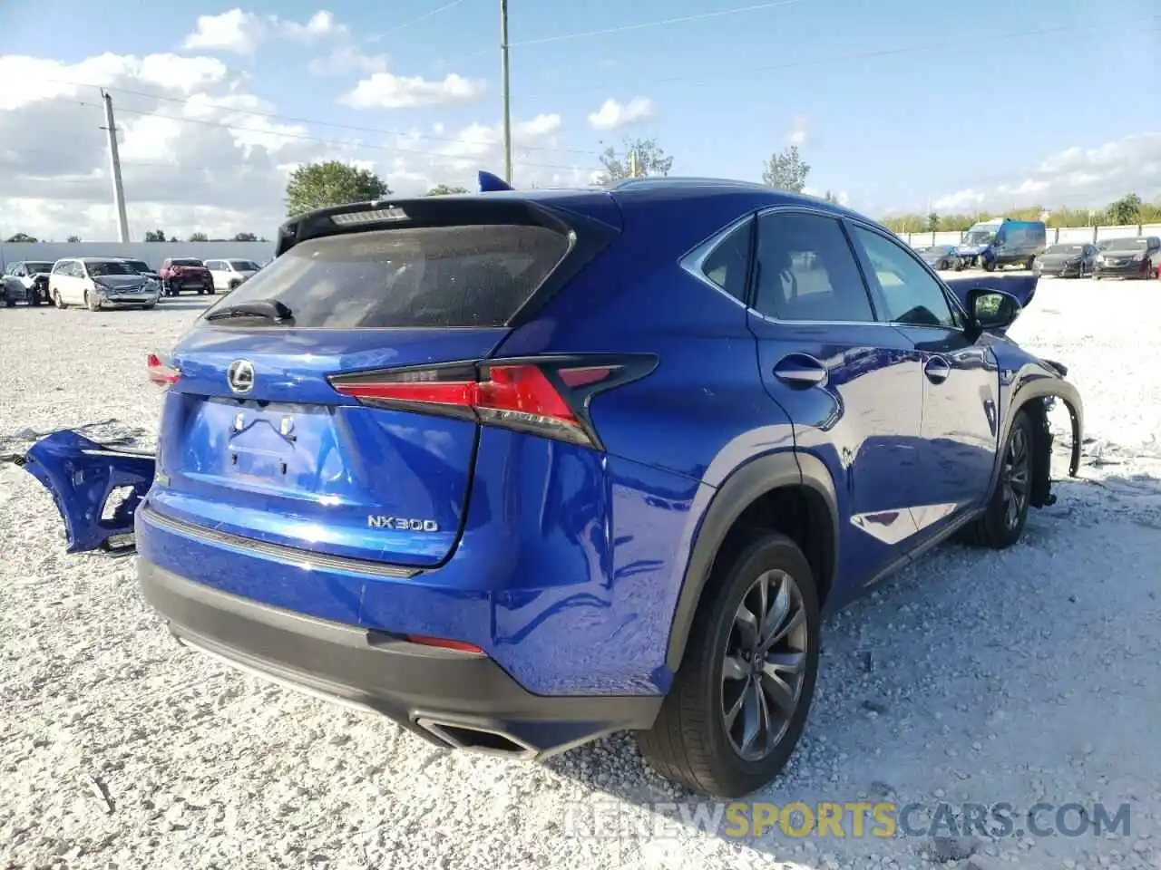 4 Фотография поврежденного автомобиля JTJYARBZ5K2117416 LEXUS NX 2019