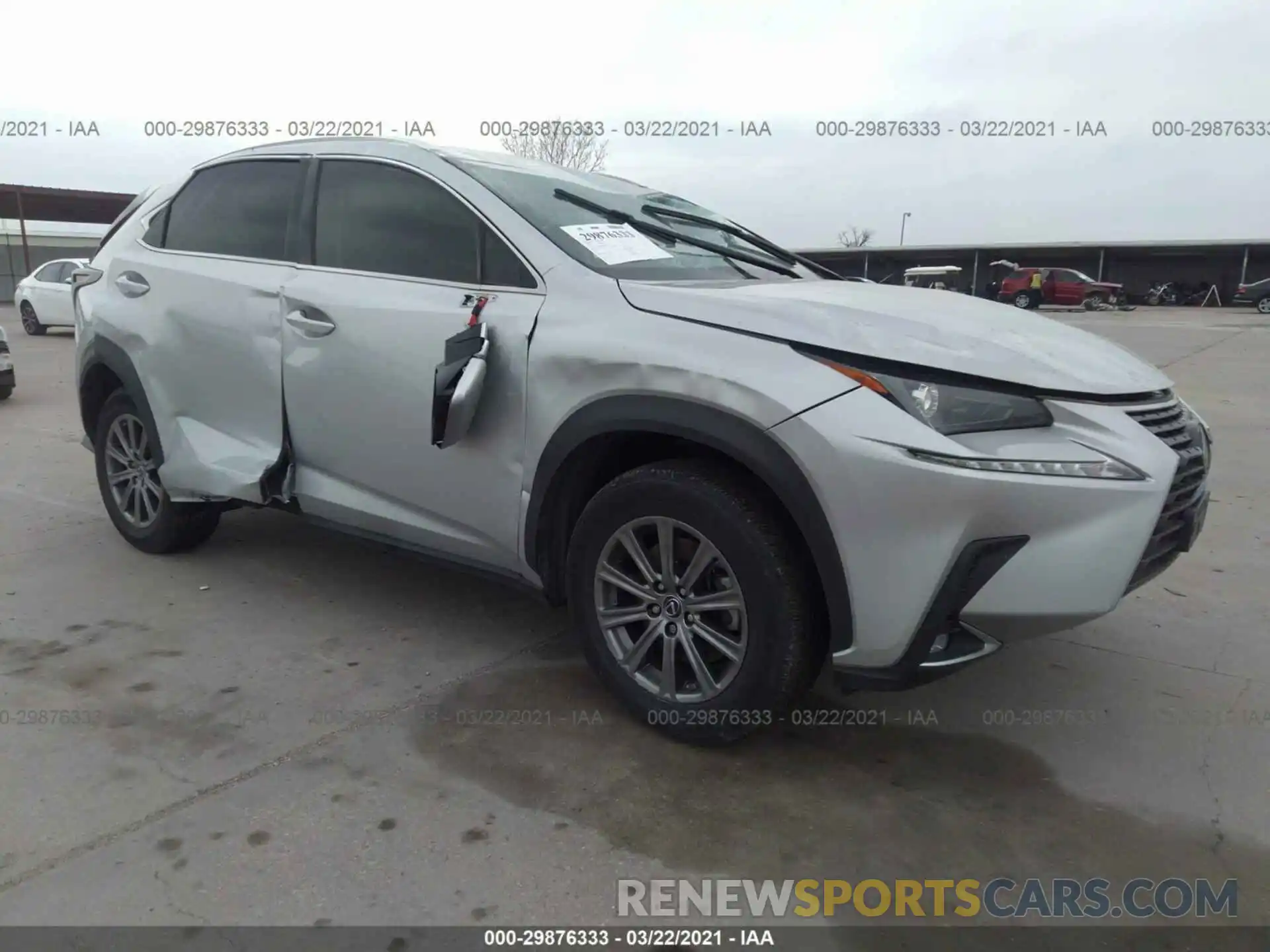 1 Photograph of a damaged car JTJYARBZ5K2119716 LEXUS NX 2019