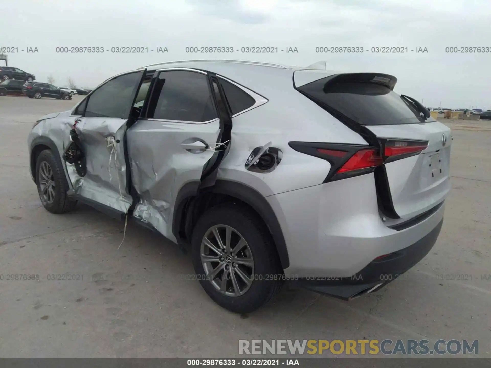 3 Photograph of a damaged car JTJYARBZ5K2119716 LEXUS NX 2019