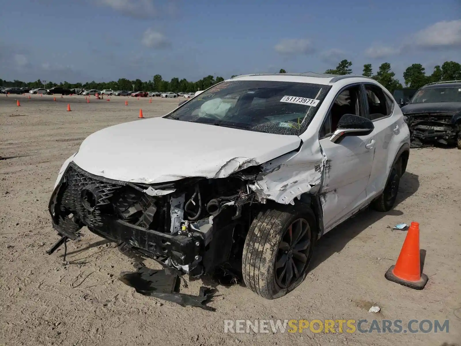 2 Photograph of a damaged car JTJYARBZ5K2122373 LEXUS NX 2019