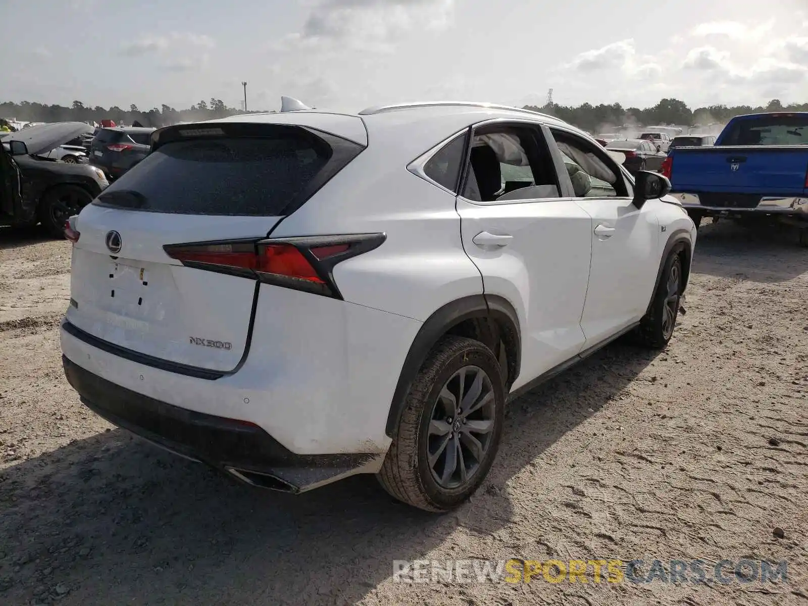 4 Фотография поврежденного автомобиля JTJYARBZ5K2122373 LEXUS NX 2019