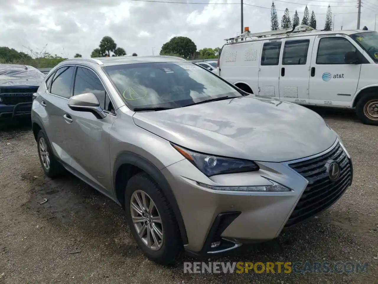 1 Photograph of a damaged car JTJYARBZ5K2122521 LEXUS NX 2019