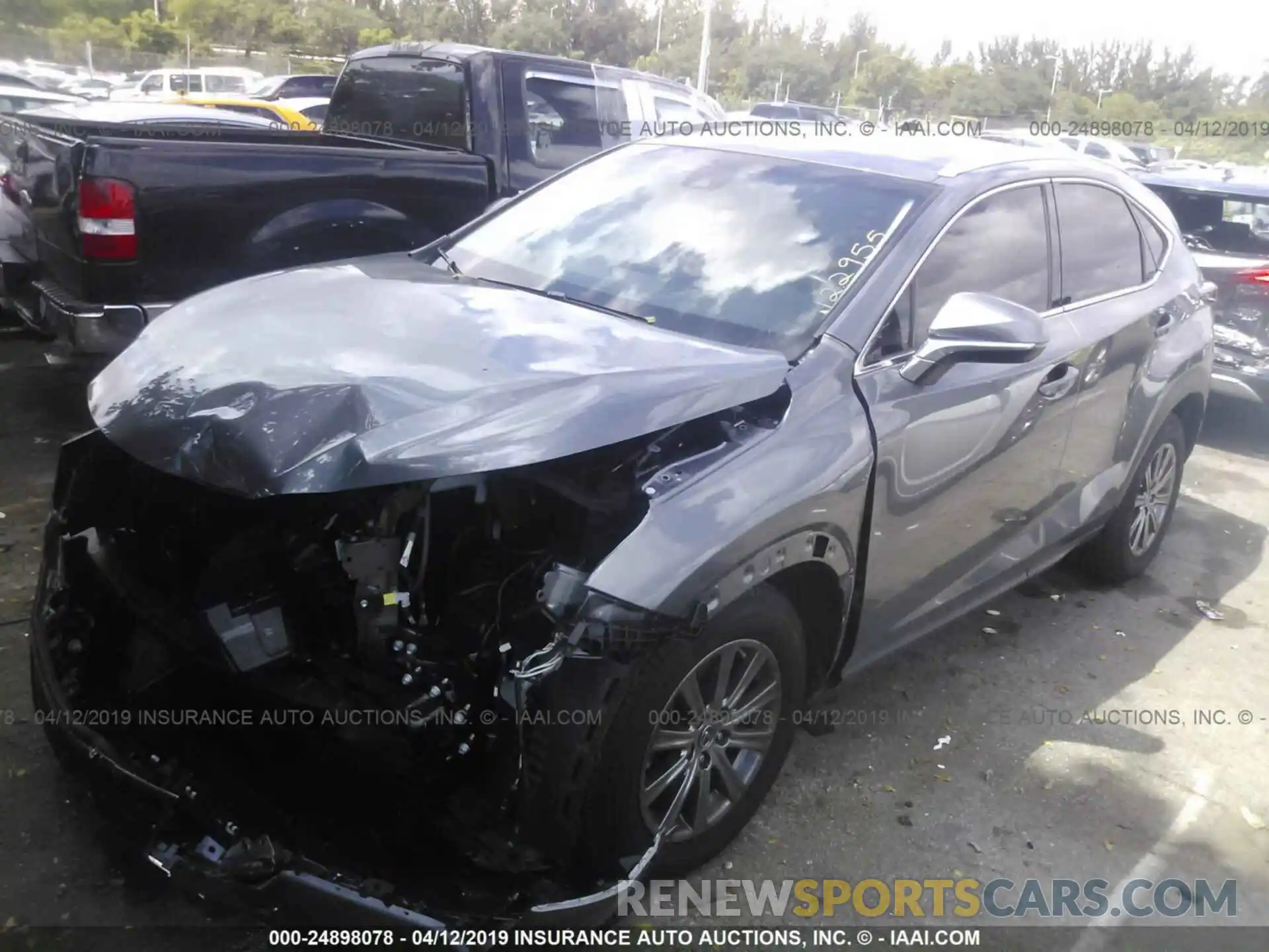 2 Photograph of a damaged car JTJYARBZ5K2122955 LEXUS NX 2019