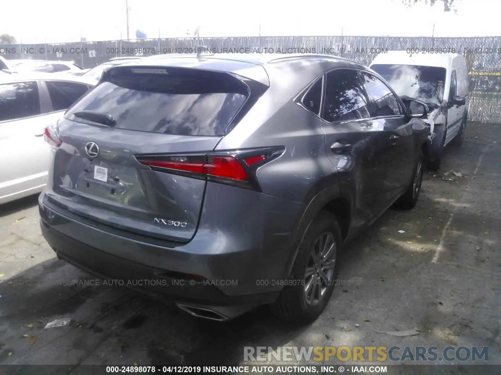 4 Фотография поврежденного автомобиля JTJYARBZ5K2122955 LEXUS NX 2019