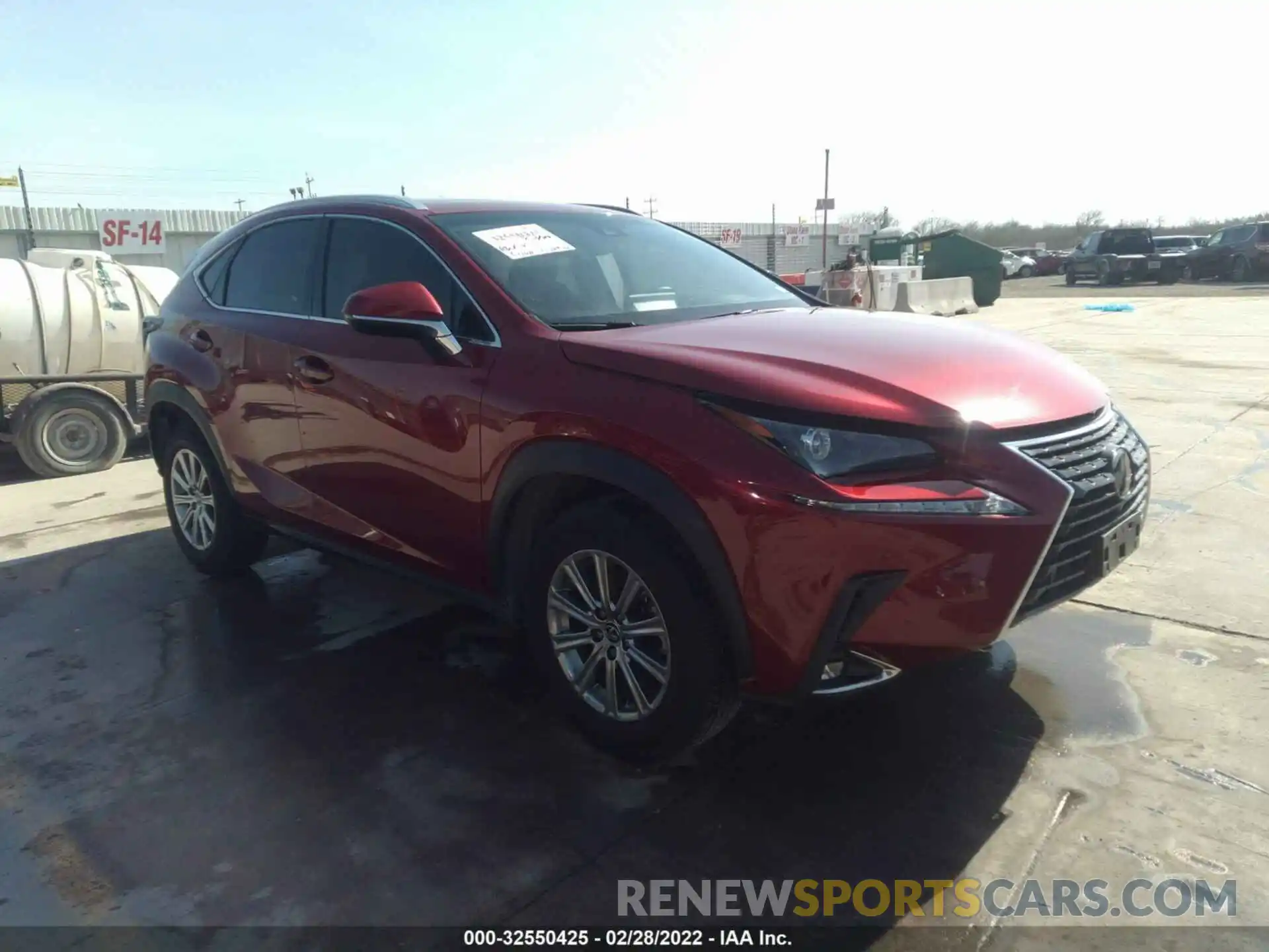 1 Photograph of a damaged car JTJYARBZ5K2123457 LEXUS NX 2019