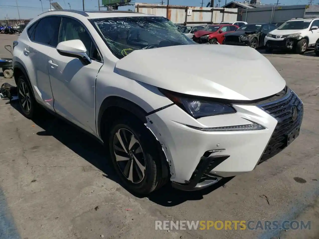 1 Photograph of a damaged car JTJYARBZ5K2124849 LEXUS NX 2019