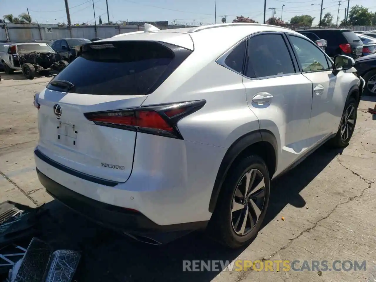 4 Фотография поврежденного автомобиля JTJYARBZ5K2124849 LEXUS NX 2019