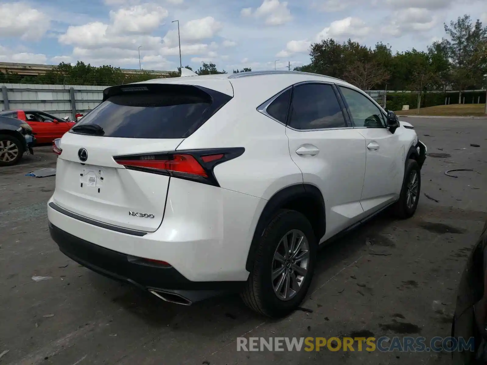 4 Фотография поврежденного автомобиля JTJYARBZ5K2124981 LEXUS NX 2019