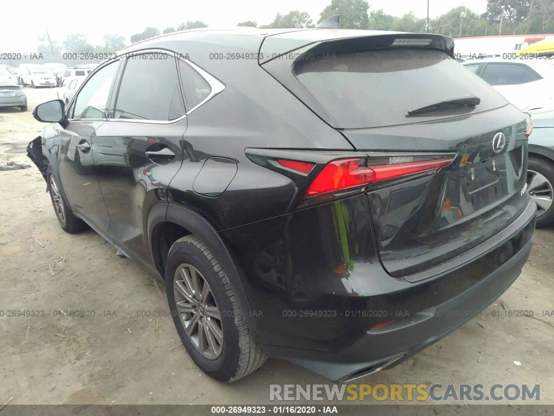 3 Фотография поврежденного автомобиля JTJYARBZ5K2126455 LEXUS NX 2019