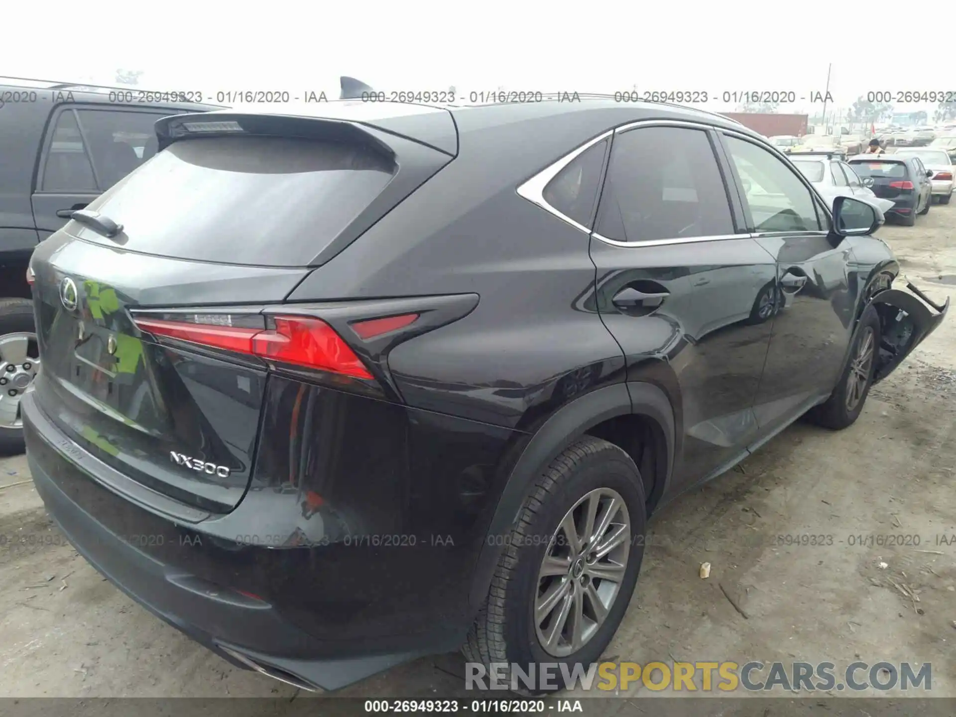 4 Фотография поврежденного автомобиля JTJYARBZ5K2126455 LEXUS NX 2019