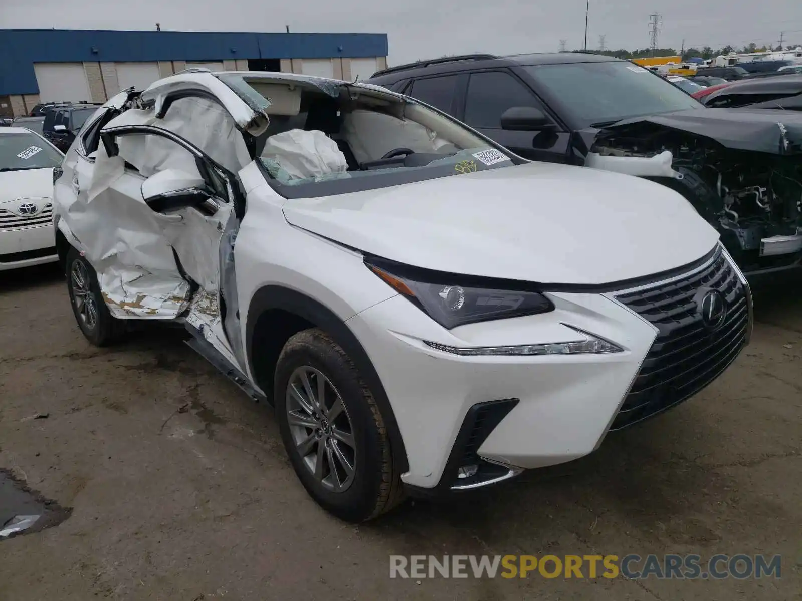 1 Photograph of a damaged car JTJYARBZ5K2127296 LEXUS NX 2019