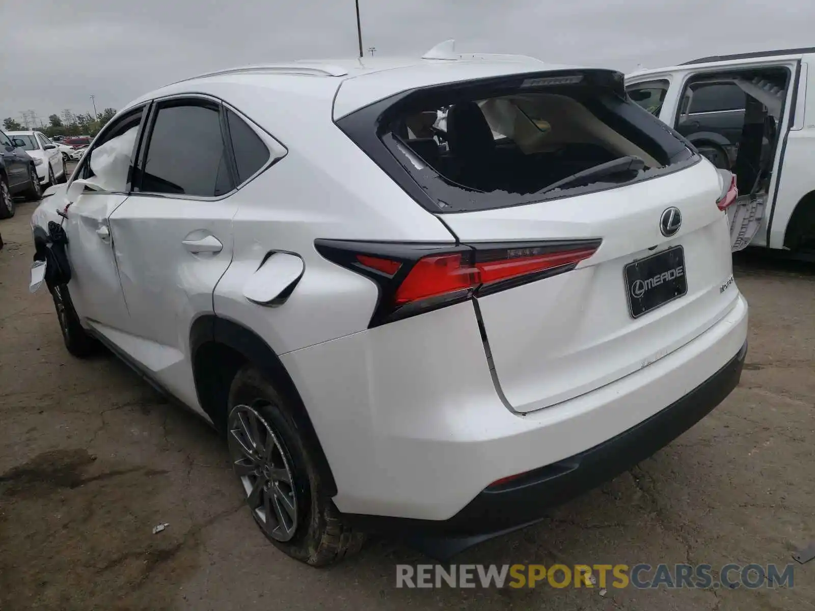 3 Фотография поврежденного автомобиля JTJYARBZ5K2127296 LEXUS NX 2019