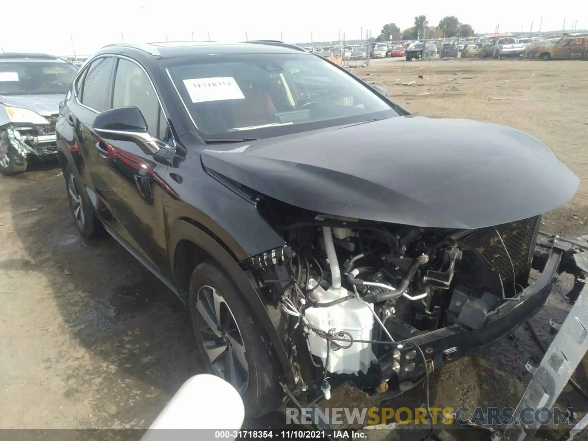 1 Photograph of a damaged car JTJYARBZ5K2127508 LEXUS NX 2019