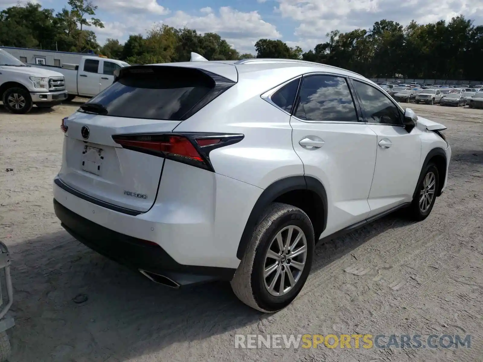 4 Фотография поврежденного автомобиля JTJYARBZ5K2130554 LEXUS NX 2019