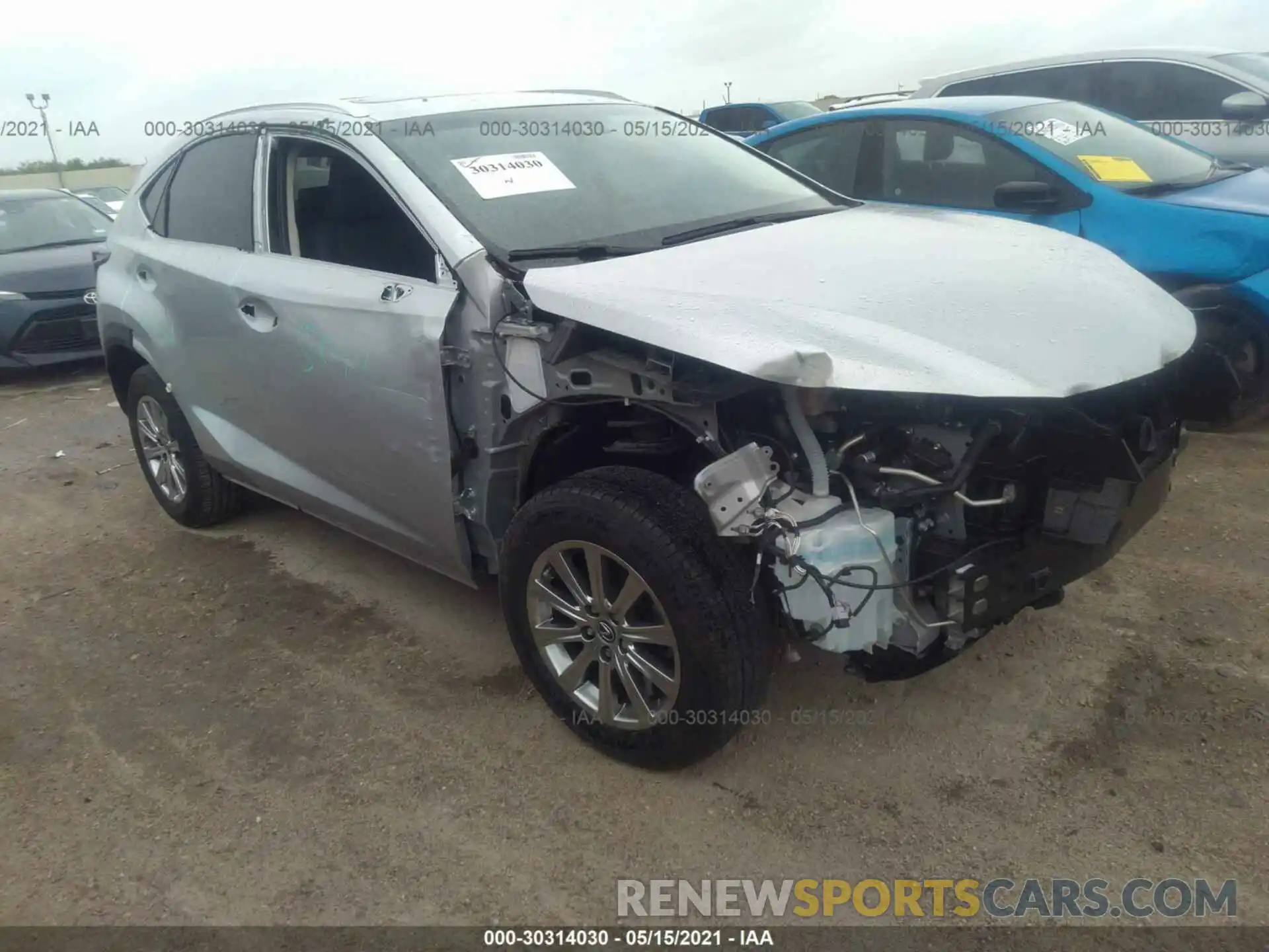 1 Photograph of a damaged car JTJYARBZ5K2132630 LEXUS NX 2019