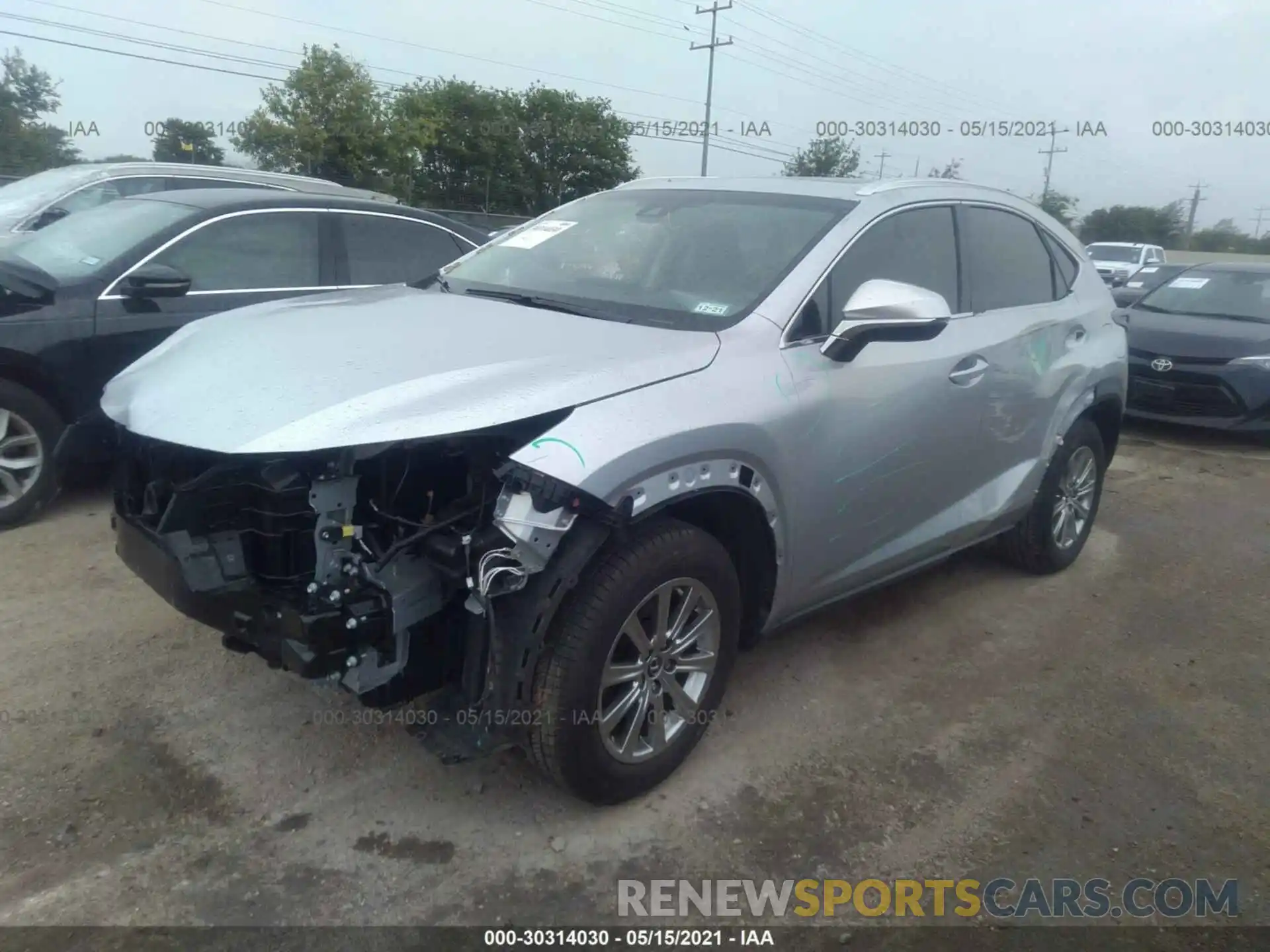 2 Photograph of a damaged car JTJYARBZ5K2132630 LEXUS NX 2019