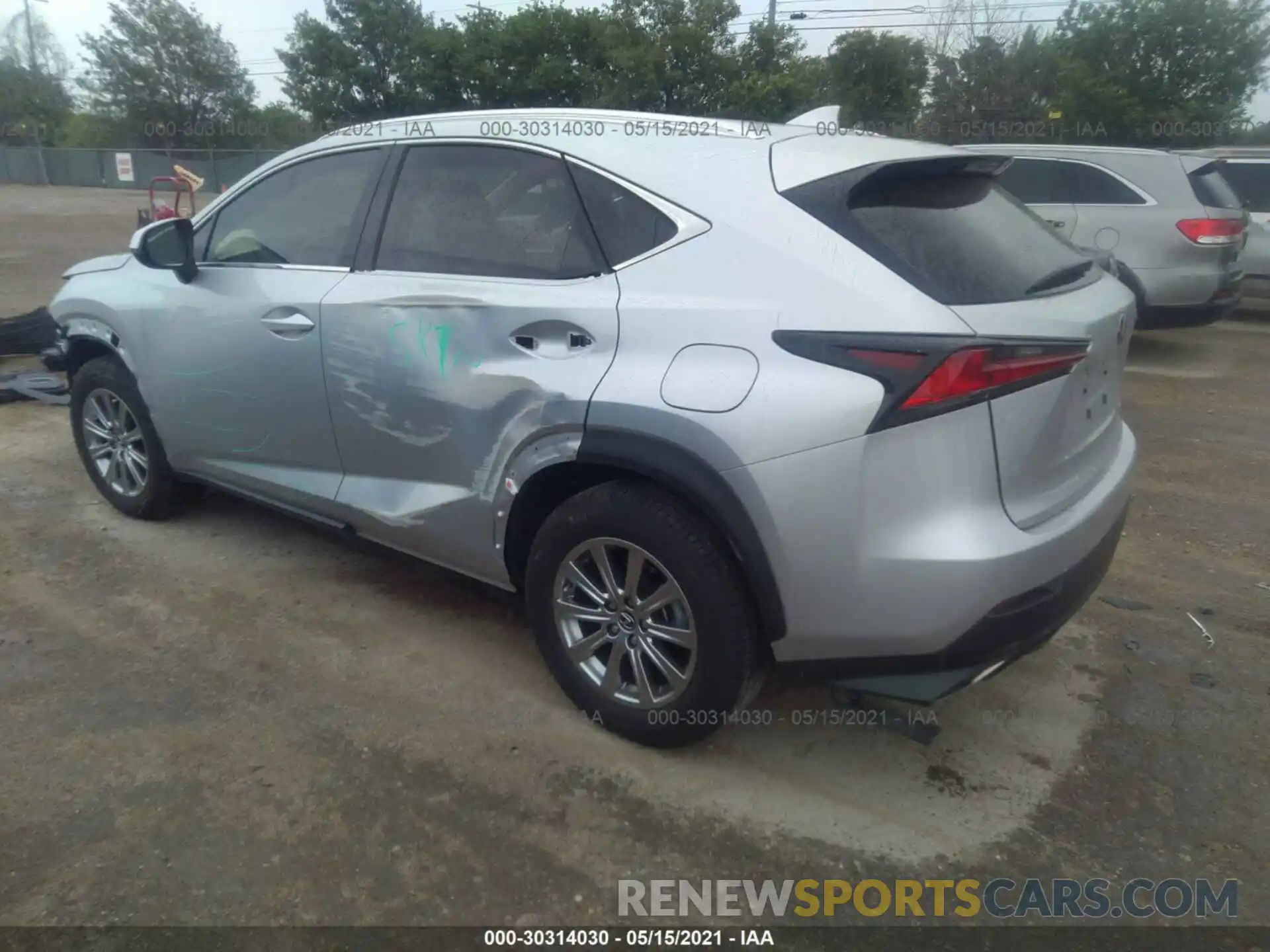 3 Photograph of a damaged car JTJYARBZ5K2132630 LEXUS NX 2019