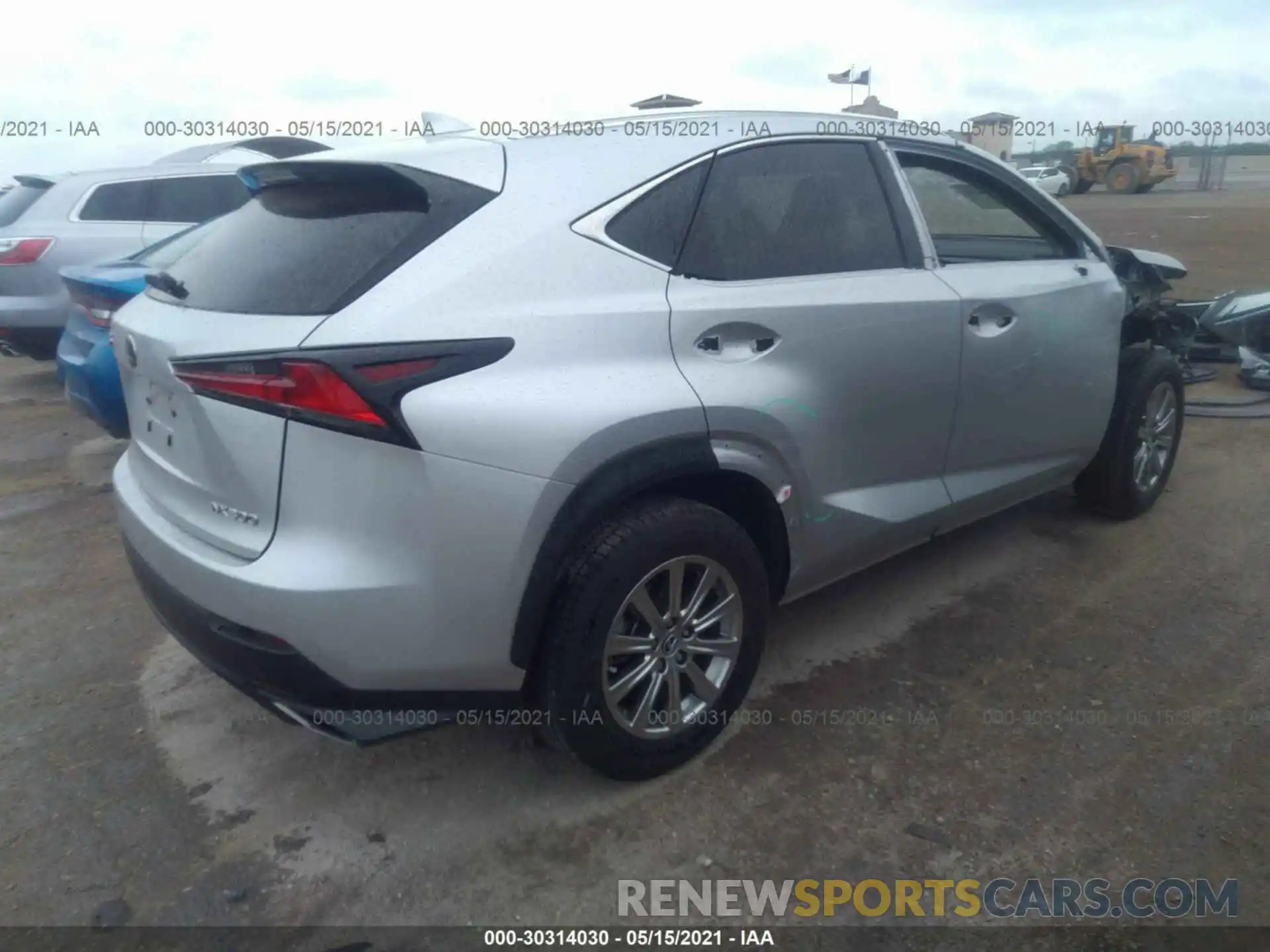 4 Фотография поврежденного автомобиля JTJYARBZ5K2132630 LEXUS NX 2019