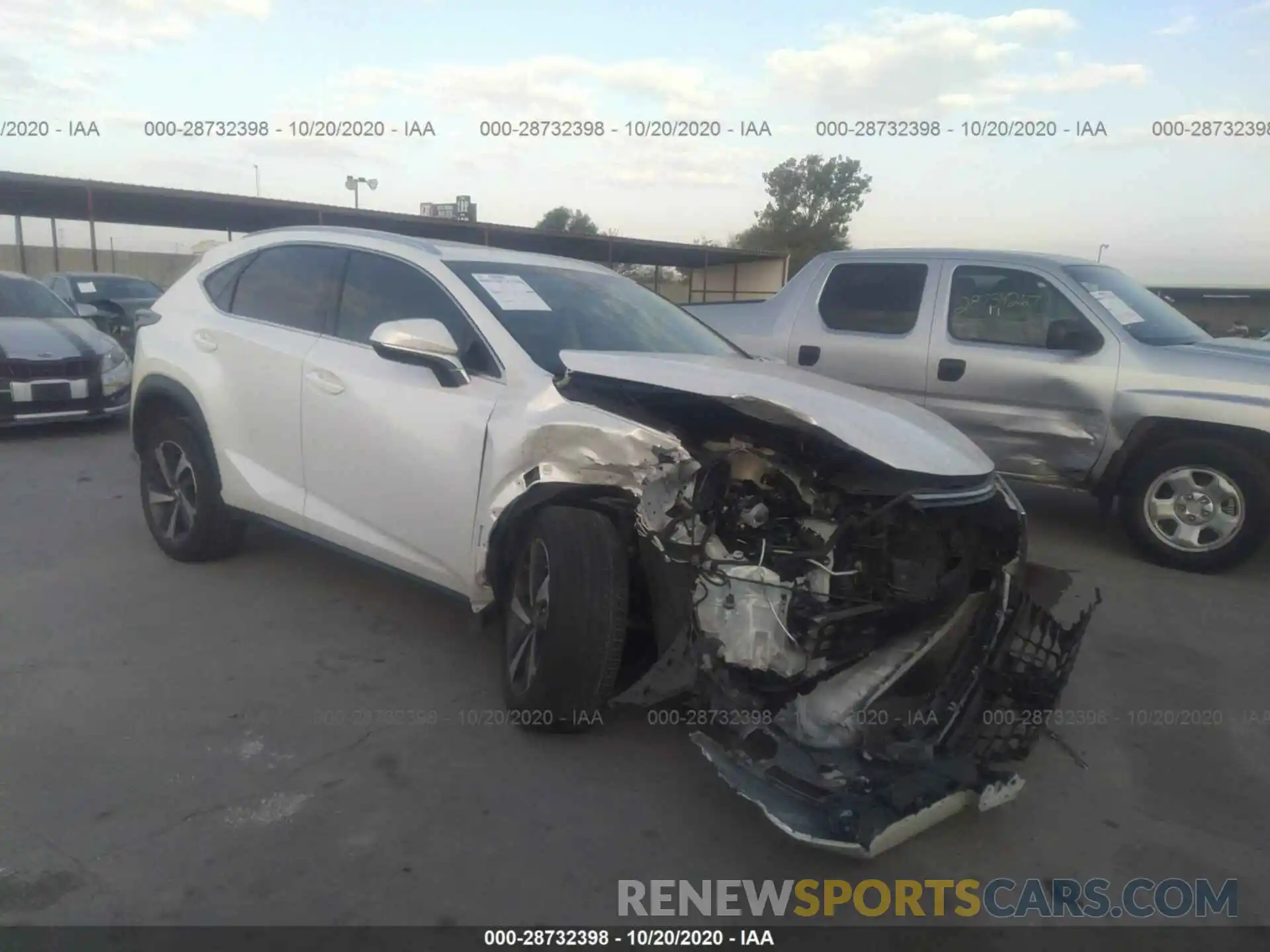 1 Photograph of a damaged car JTJYARBZ5K2132756 LEXUS NX 2019