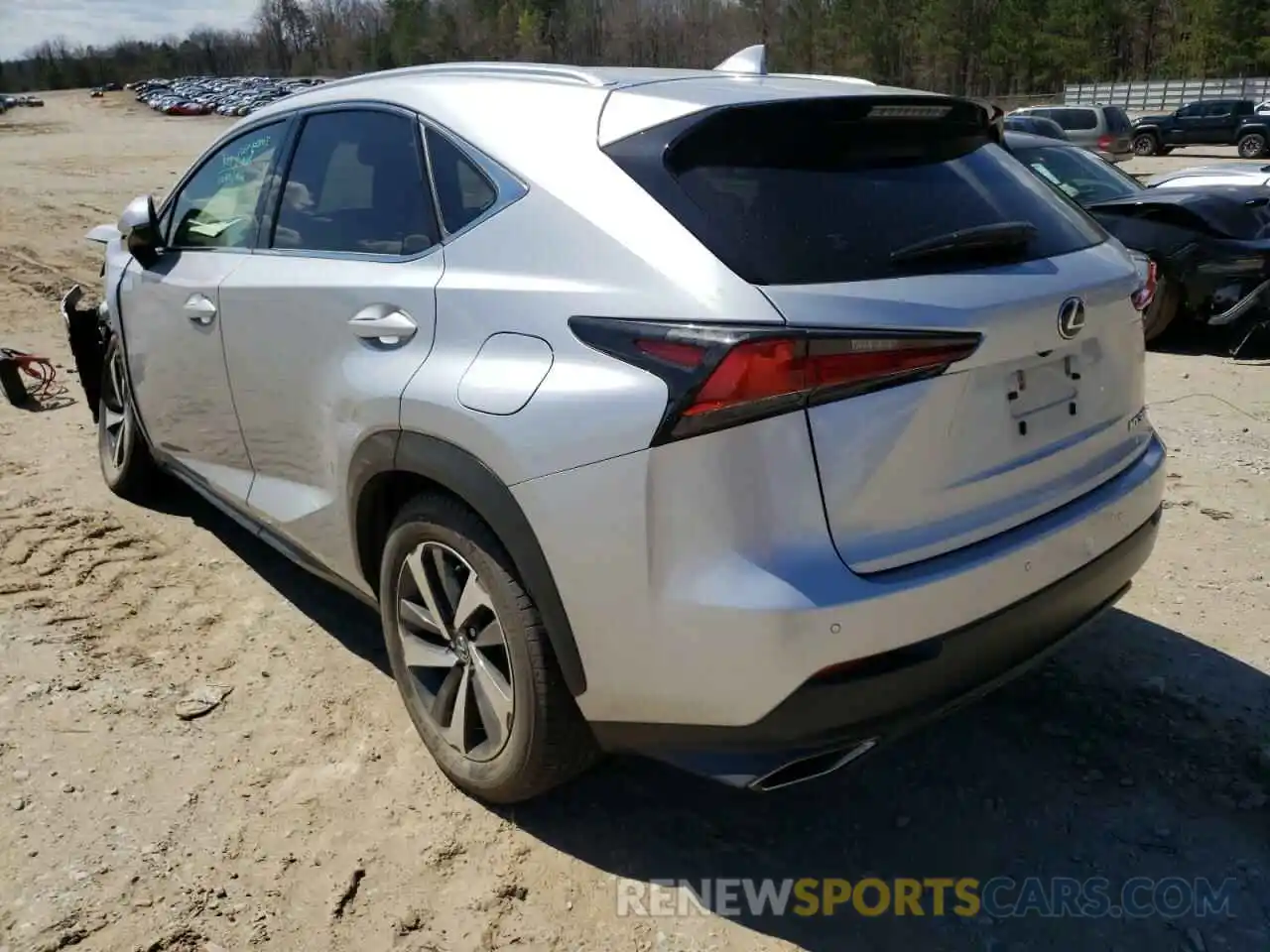 3 Фотография поврежденного автомобиля JTJYARBZ5K2132840 LEXUS NX 2019