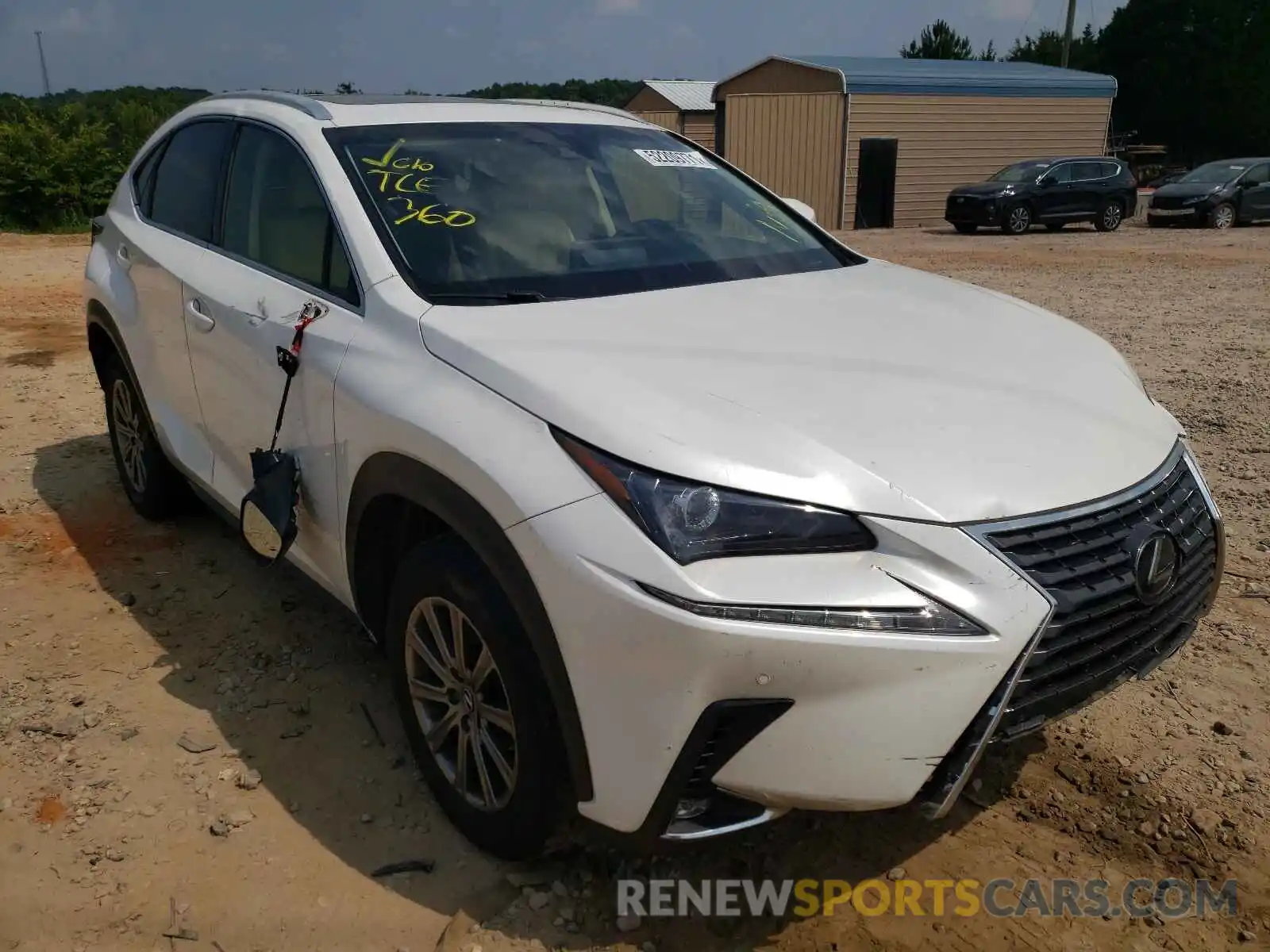 1 Photograph of a damaged car JTJYARBZ5K2133020 LEXUS NX 2019