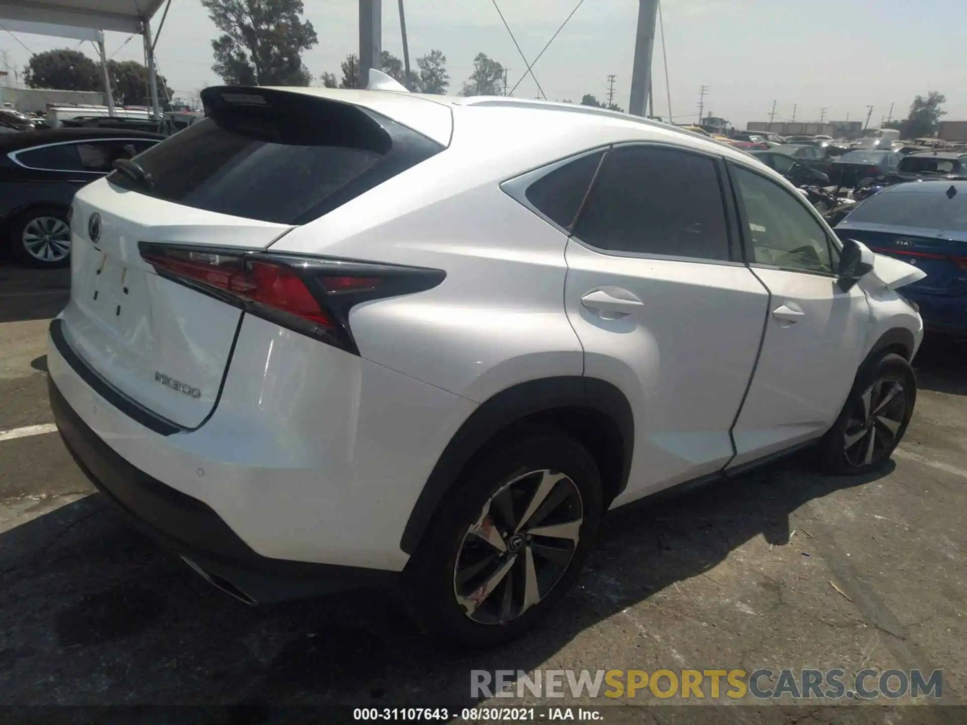 4 Фотография поврежденного автомобиля JTJYARBZ5K2133194 LEXUS NX 2019