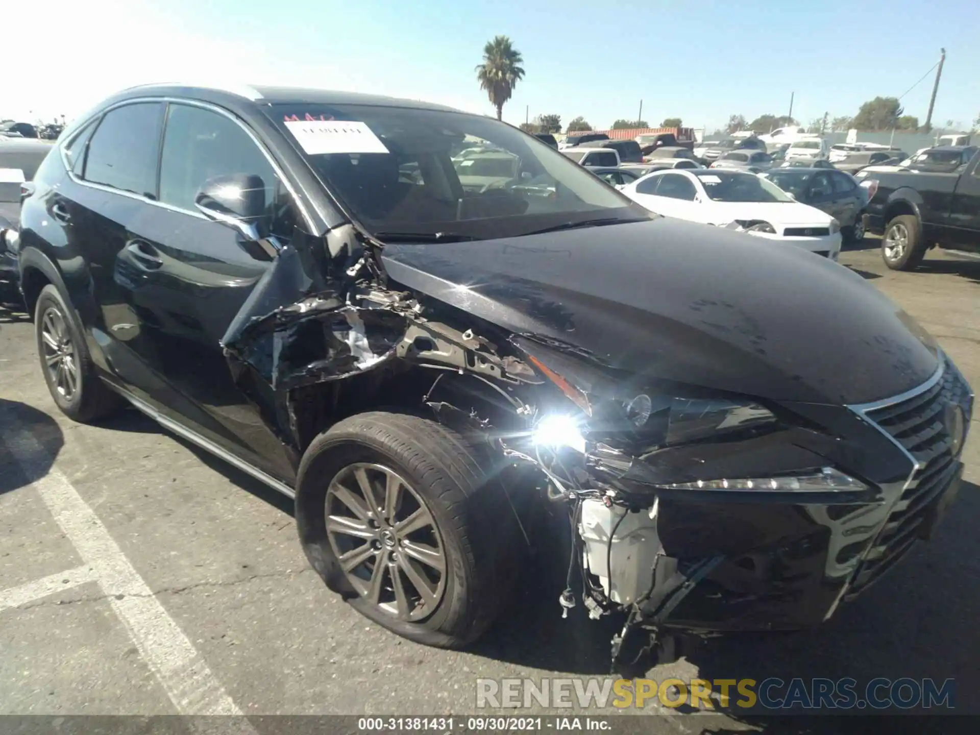 1 Photograph of a damaged car JTJYARBZ5K2133616 LEXUS NX 2019