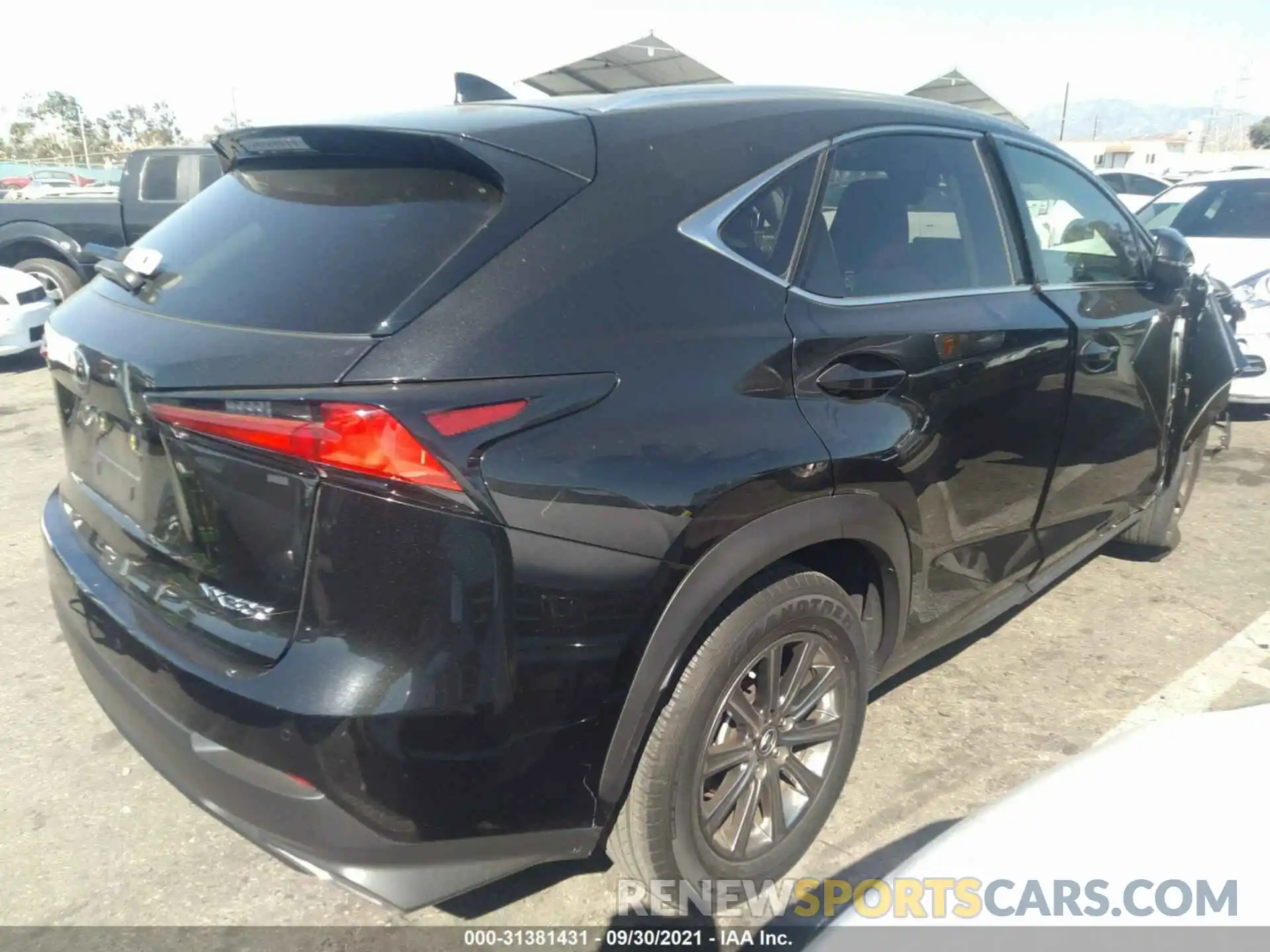 4 Фотография поврежденного автомобиля JTJYARBZ5K2133616 LEXUS NX 2019