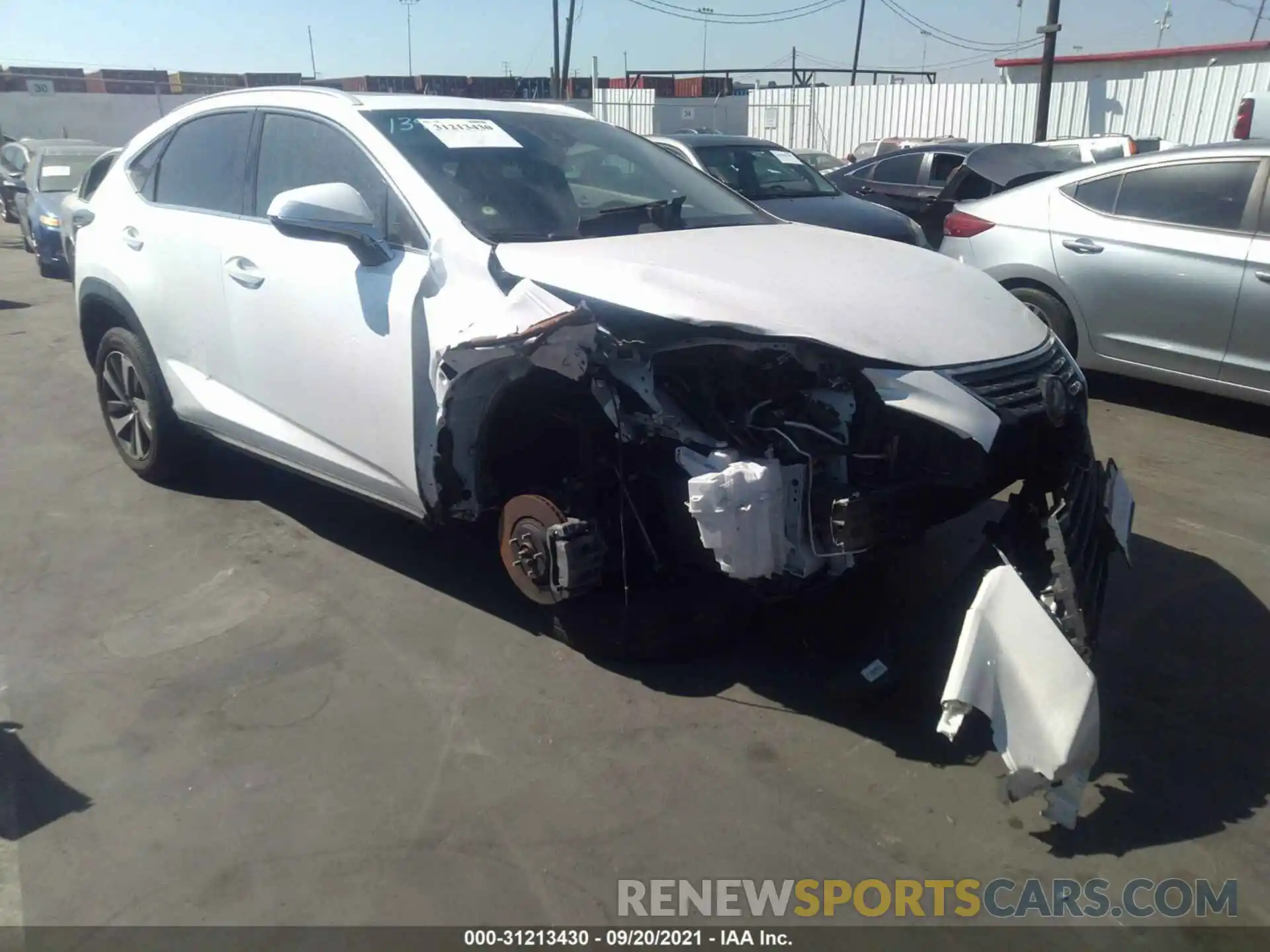 1 Photograph of a damaged car JTJYARBZ5K2134734 LEXUS NX 2019