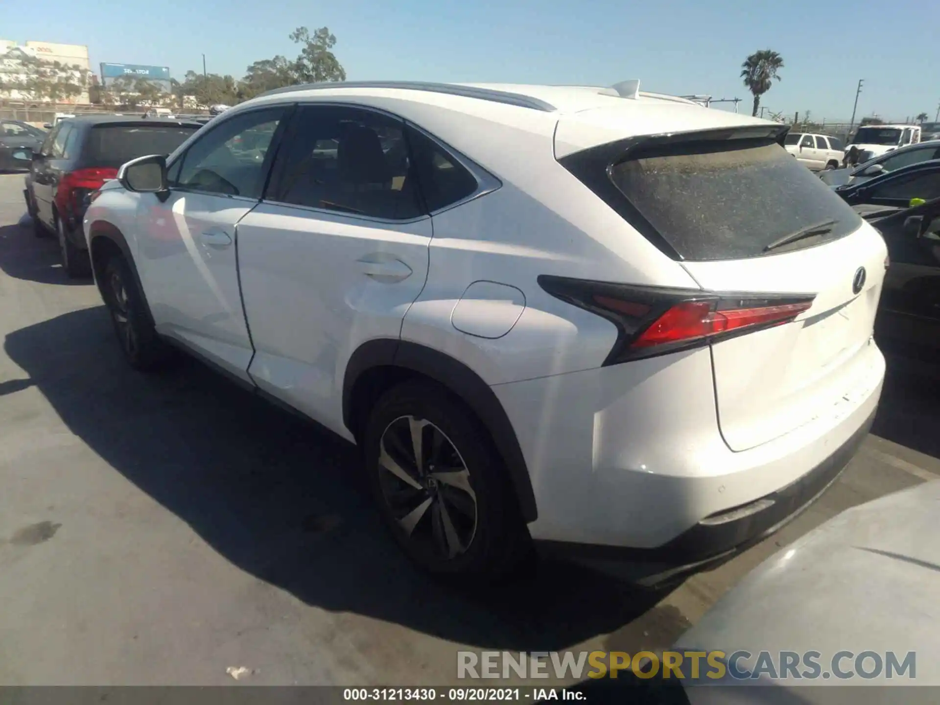 3 Фотография поврежденного автомобиля JTJYARBZ5K2134734 LEXUS NX 2019