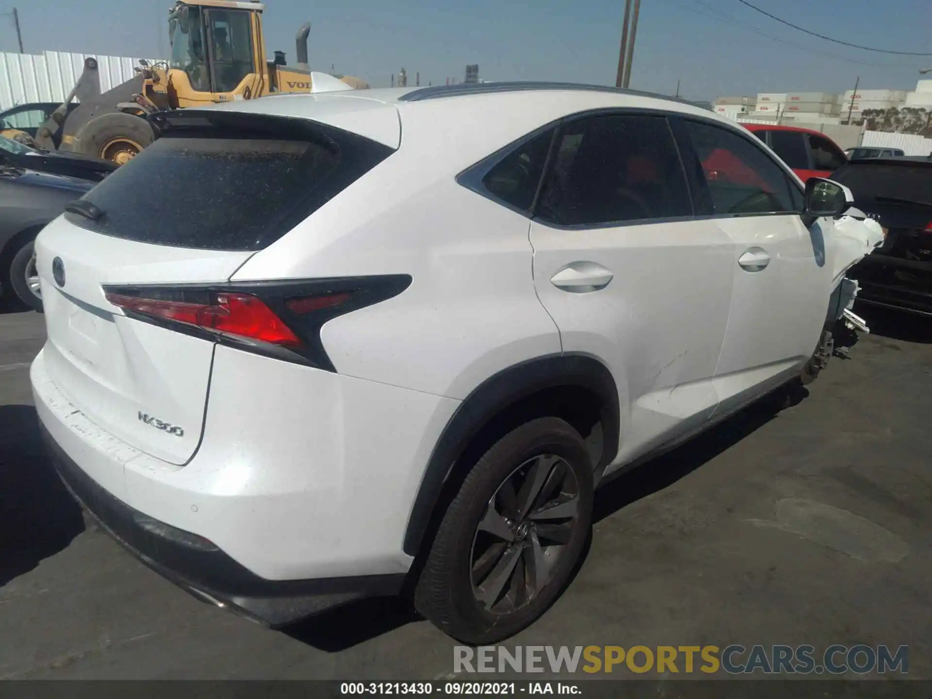 4 Фотография поврежденного автомобиля JTJYARBZ5K2134734 LEXUS NX 2019