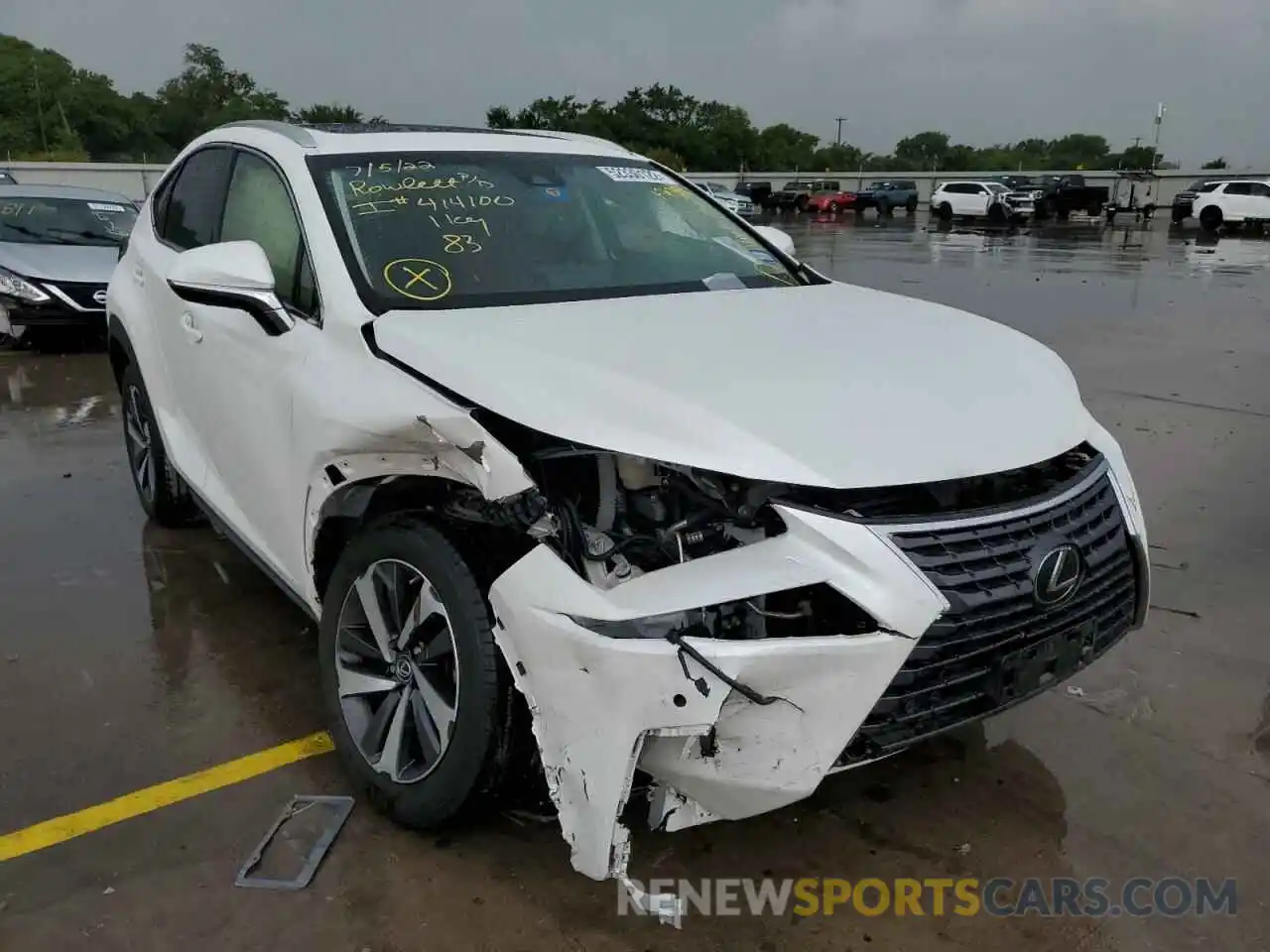 1 Photograph of a damaged car JTJYARBZ5K2136709 LEXUS NX 2019