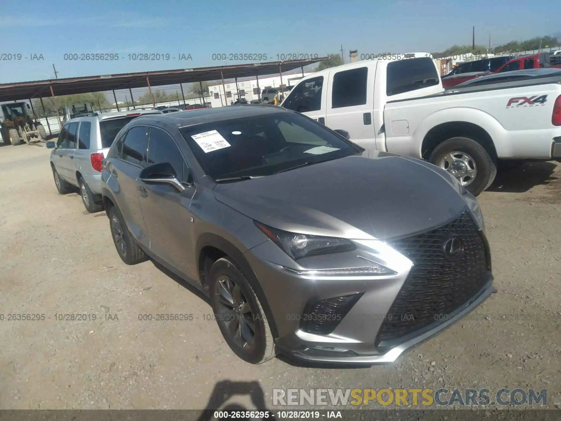 1 Photograph of a damaged car JTJYARBZ5K2138850 LEXUS NX 2019