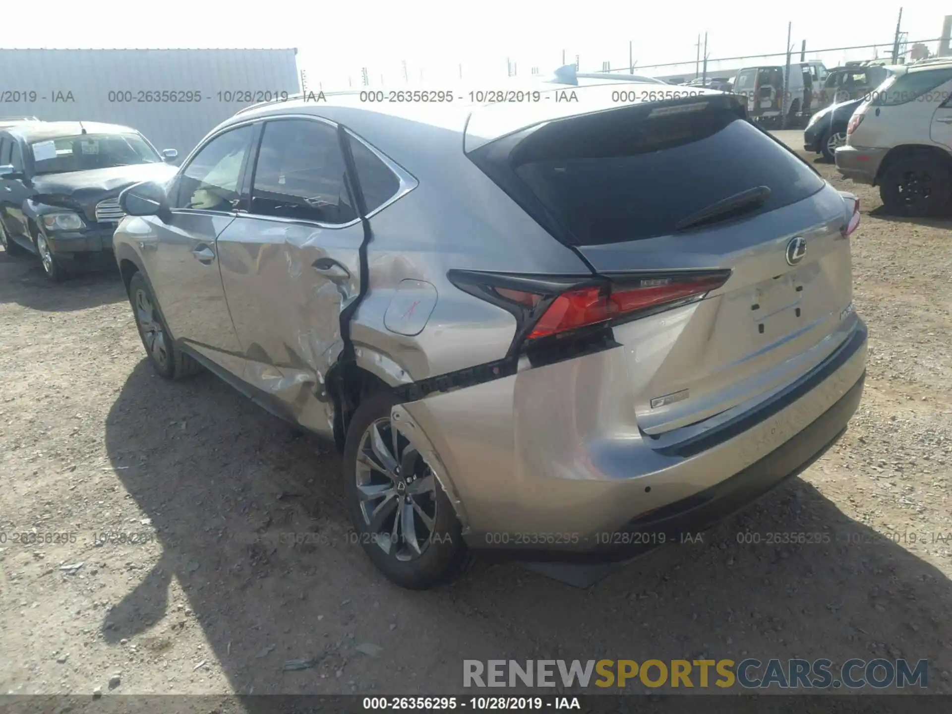 3 Photograph of a damaged car JTJYARBZ5K2138850 LEXUS NX 2019