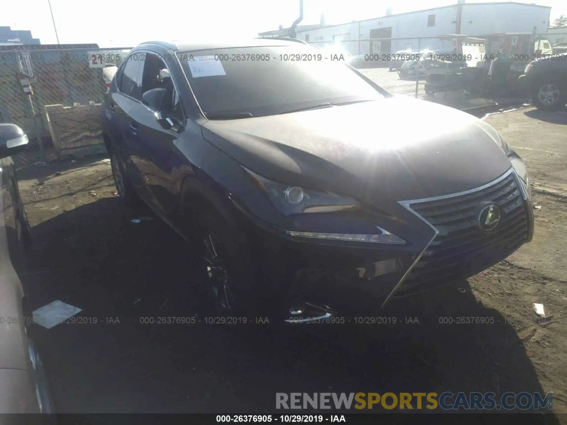 1 Photograph of a damaged car JTJYARBZ5K2138900 LEXUS NX 2019