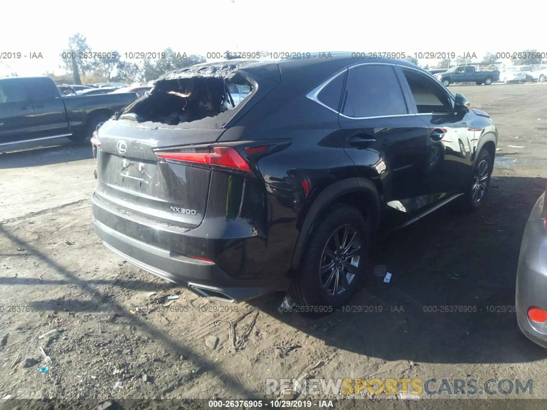 4 Фотография поврежденного автомобиля JTJYARBZ5K2138900 LEXUS NX 2019