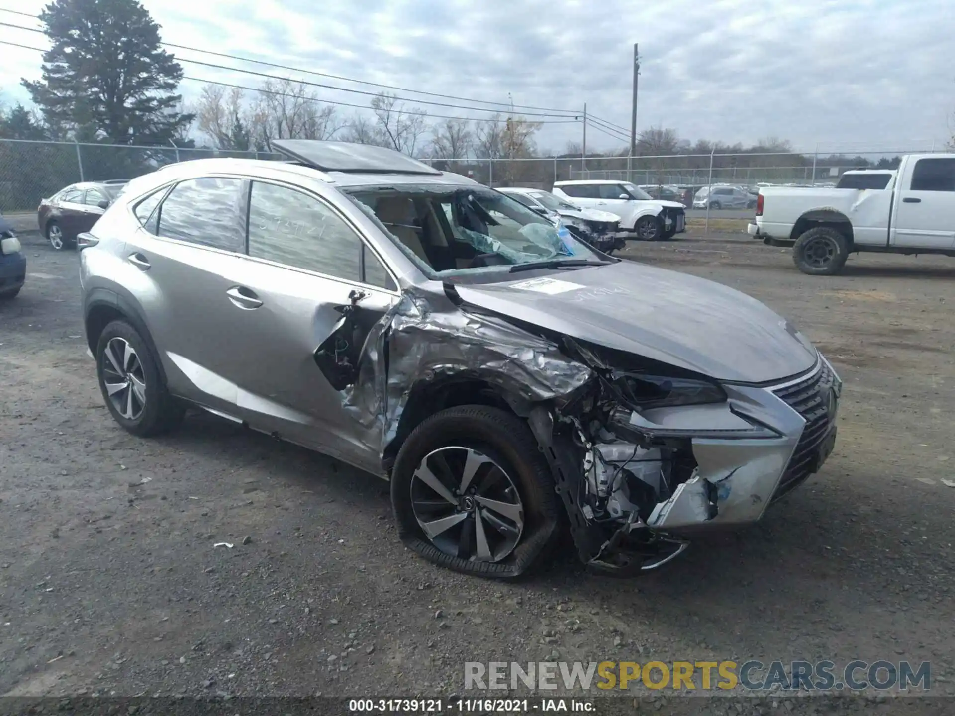 1 Photograph of a damaged car JTJYARBZ5K2139478 LEXUS NX 2019