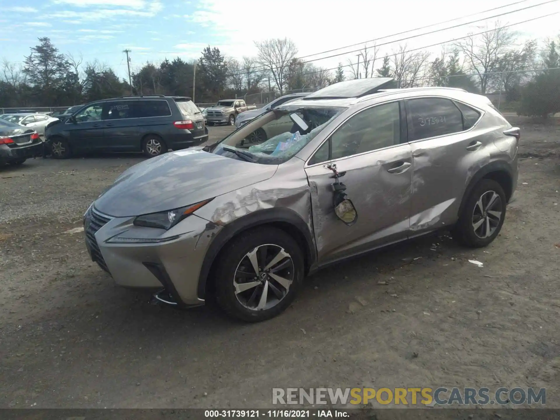 2 Photograph of a damaged car JTJYARBZ5K2139478 LEXUS NX 2019