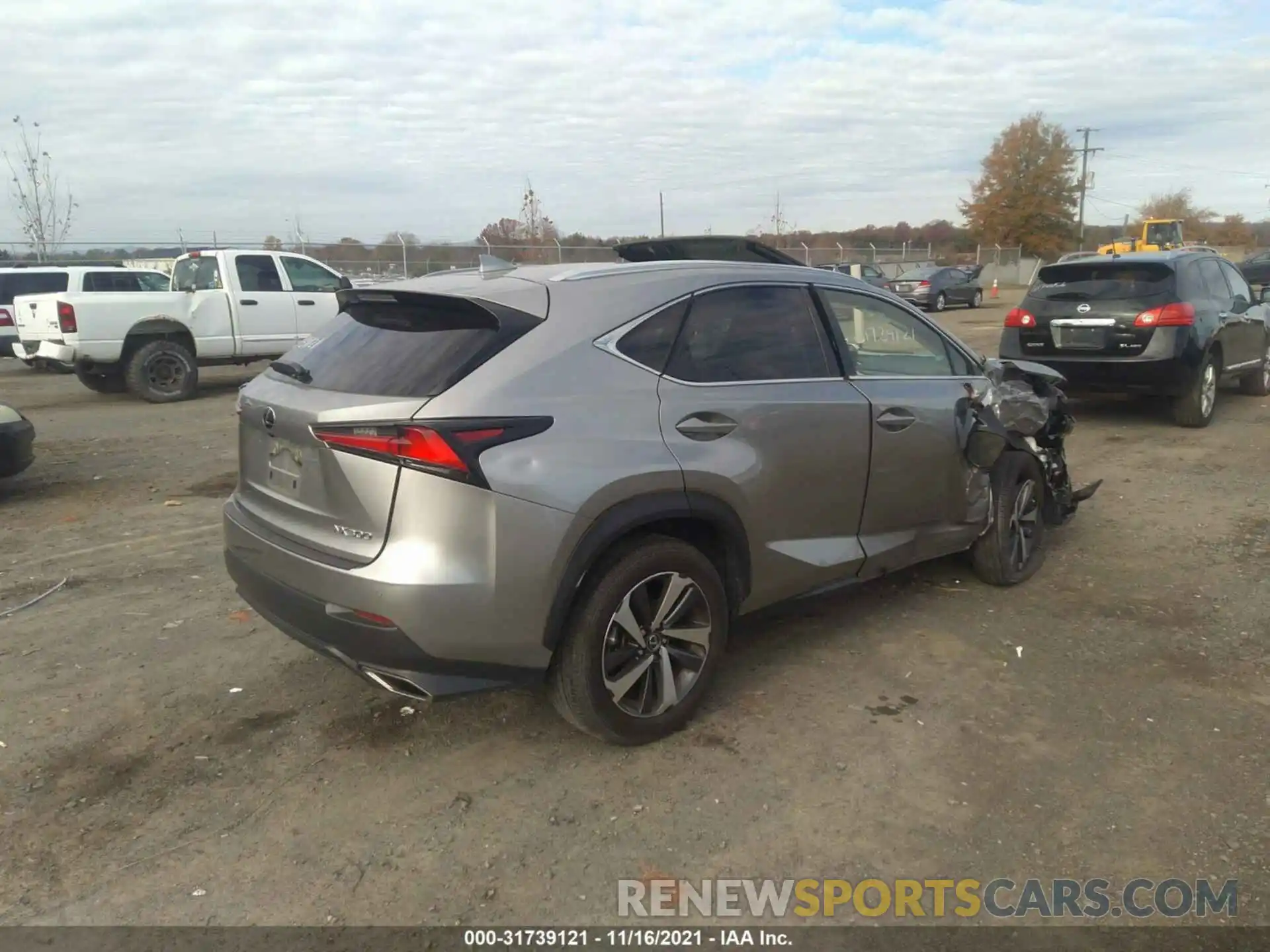 4 Фотография поврежденного автомобиля JTJYARBZ5K2139478 LEXUS NX 2019