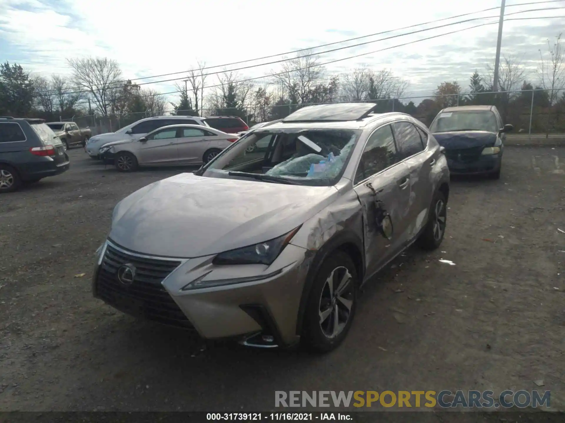 6 Фотография поврежденного автомобиля JTJYARBZ5K2139478 LEXUS NX 2019