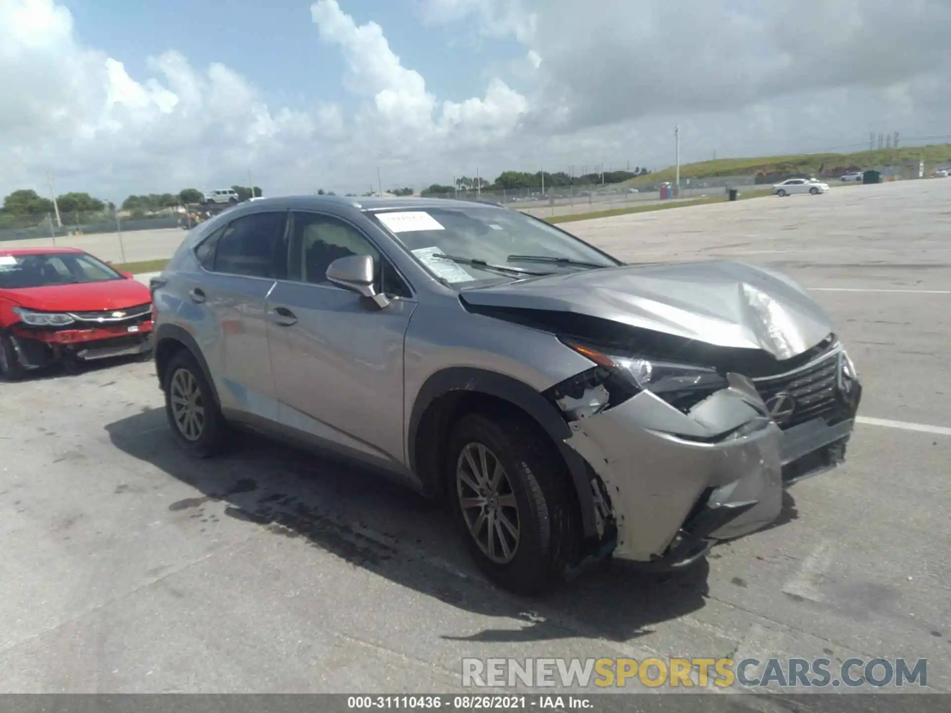 1 Photograph of a damaged car JTJYARBZ5K2141635 LEXUS NX 2019