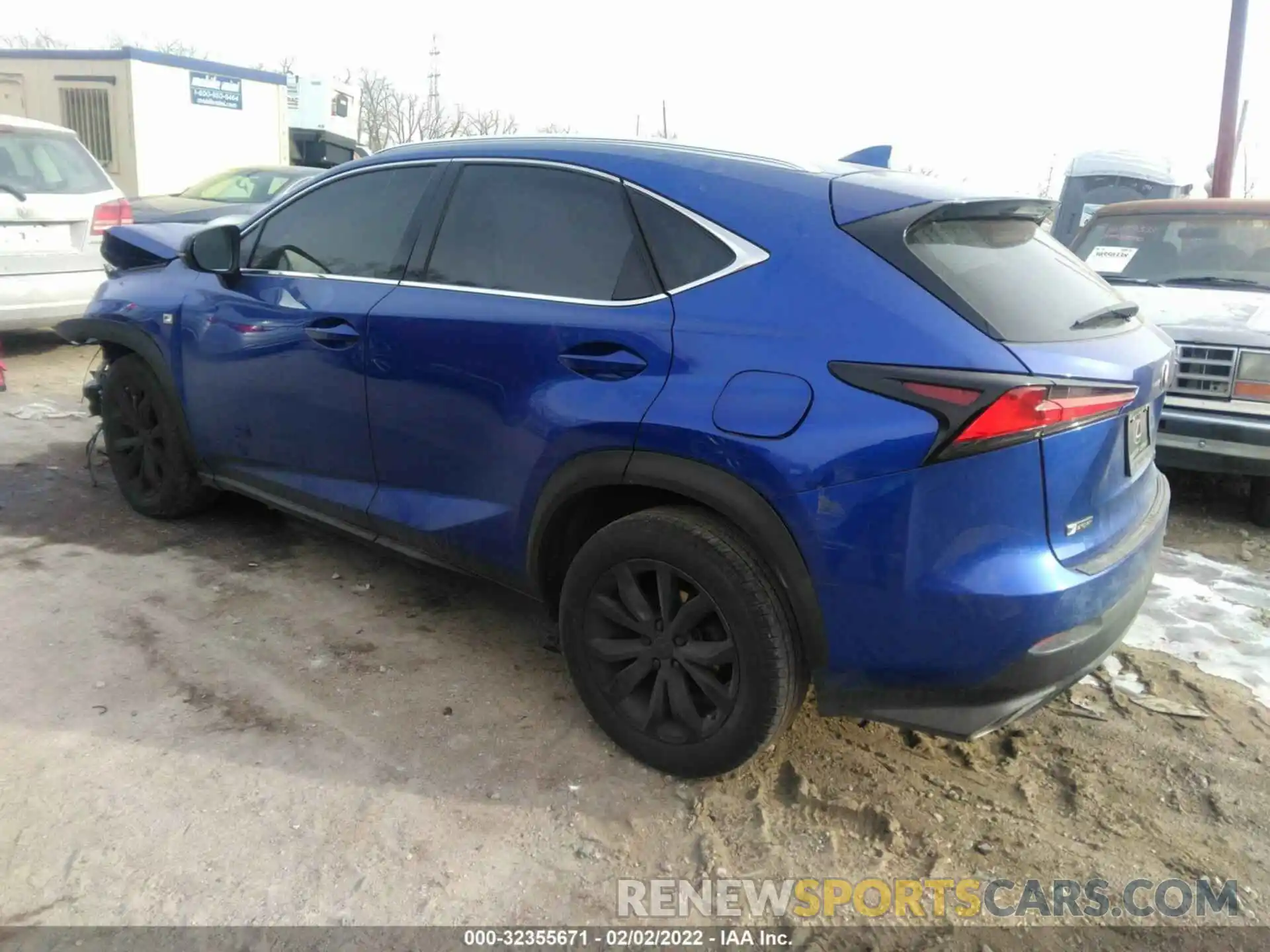 3 Фотография поврежденного автомобиля JTJYARBZ5K2142056 LEXUS NX 2019