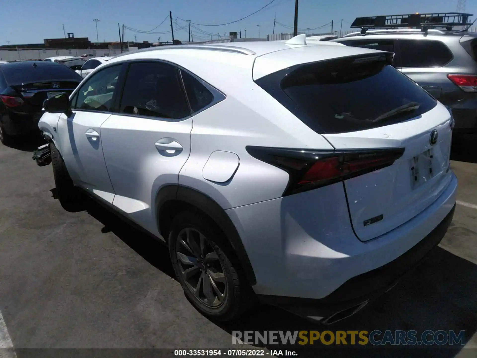 3 Photograph of a damaged car JTJYARBZ5K2142199 LEXUS NX 2019