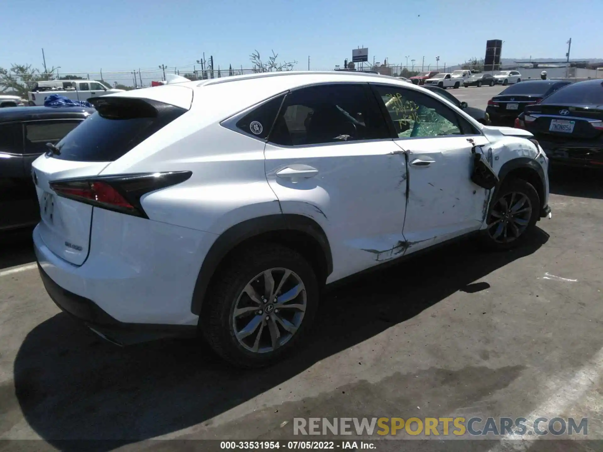 4 Photograph of a damaged car JTJYARBZ5K2142199 LEXUS NX 2019