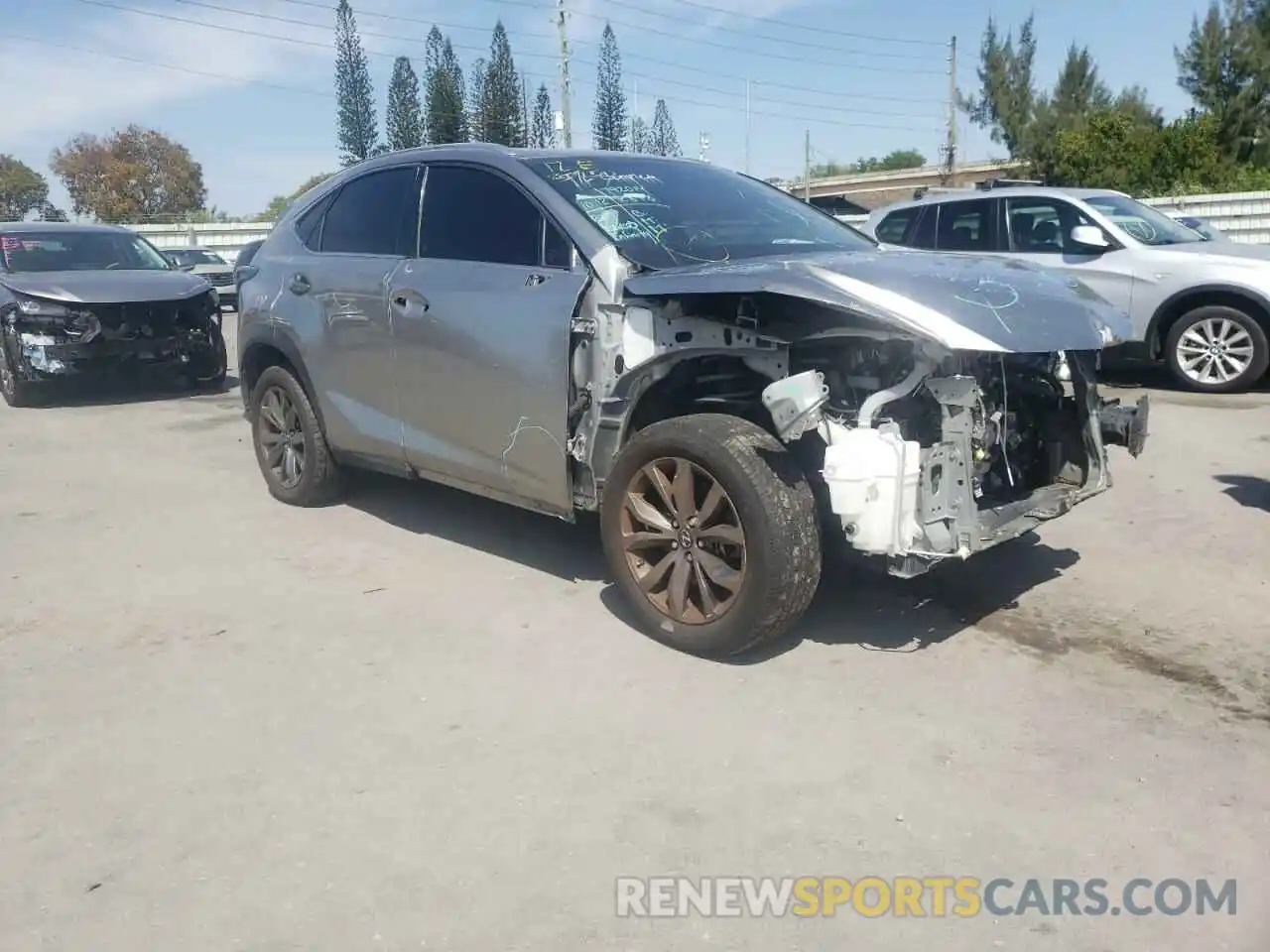 1 Фотография поврежденного автомобиля JTJYARBZ5K2144518 LEXUS NX 2019