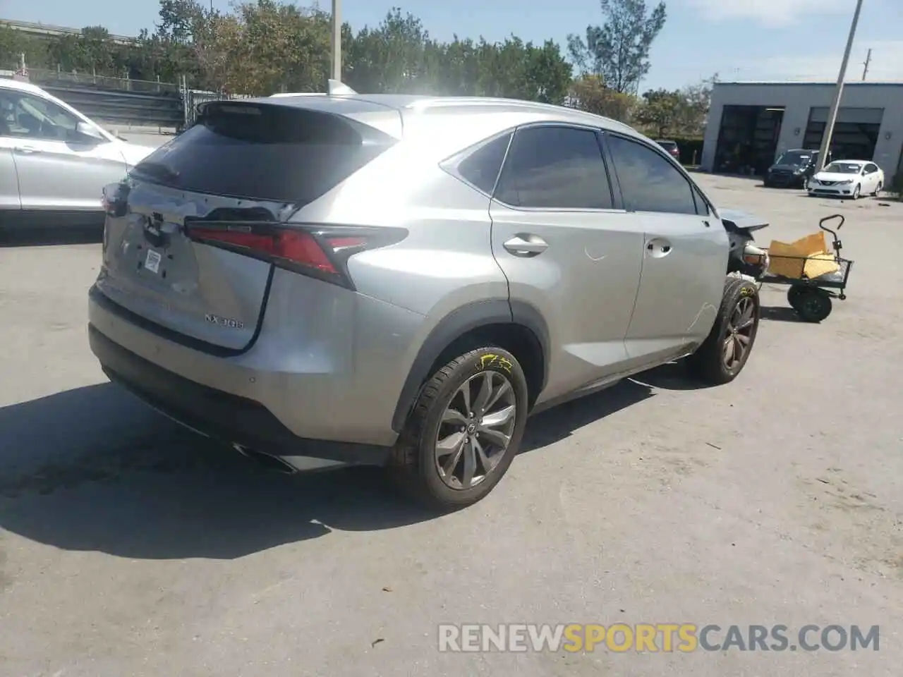 4 Фотография поврежденного автомобиля JTJYARBZ5K2144518 LEXUS NX 2019