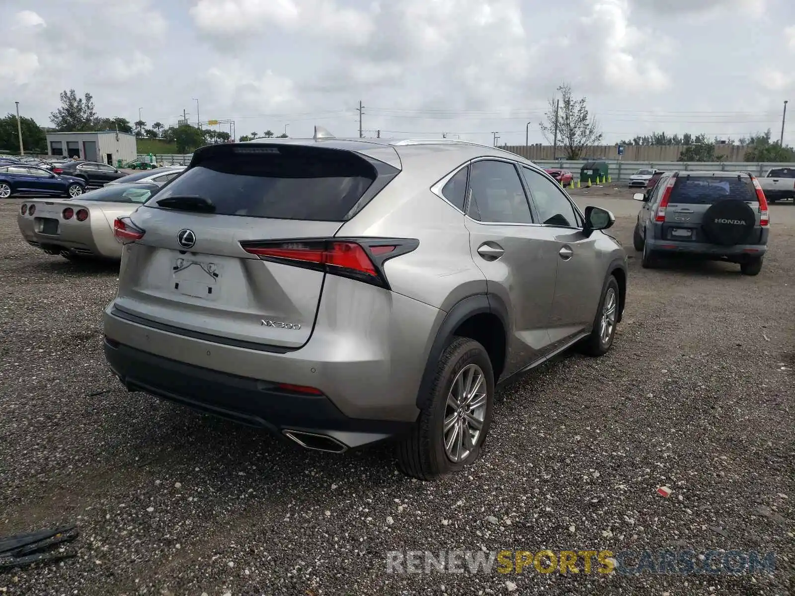 4 Фотография поврежденного автомобиля JTJYARBZ5K2145748 LEXUS NX 2019