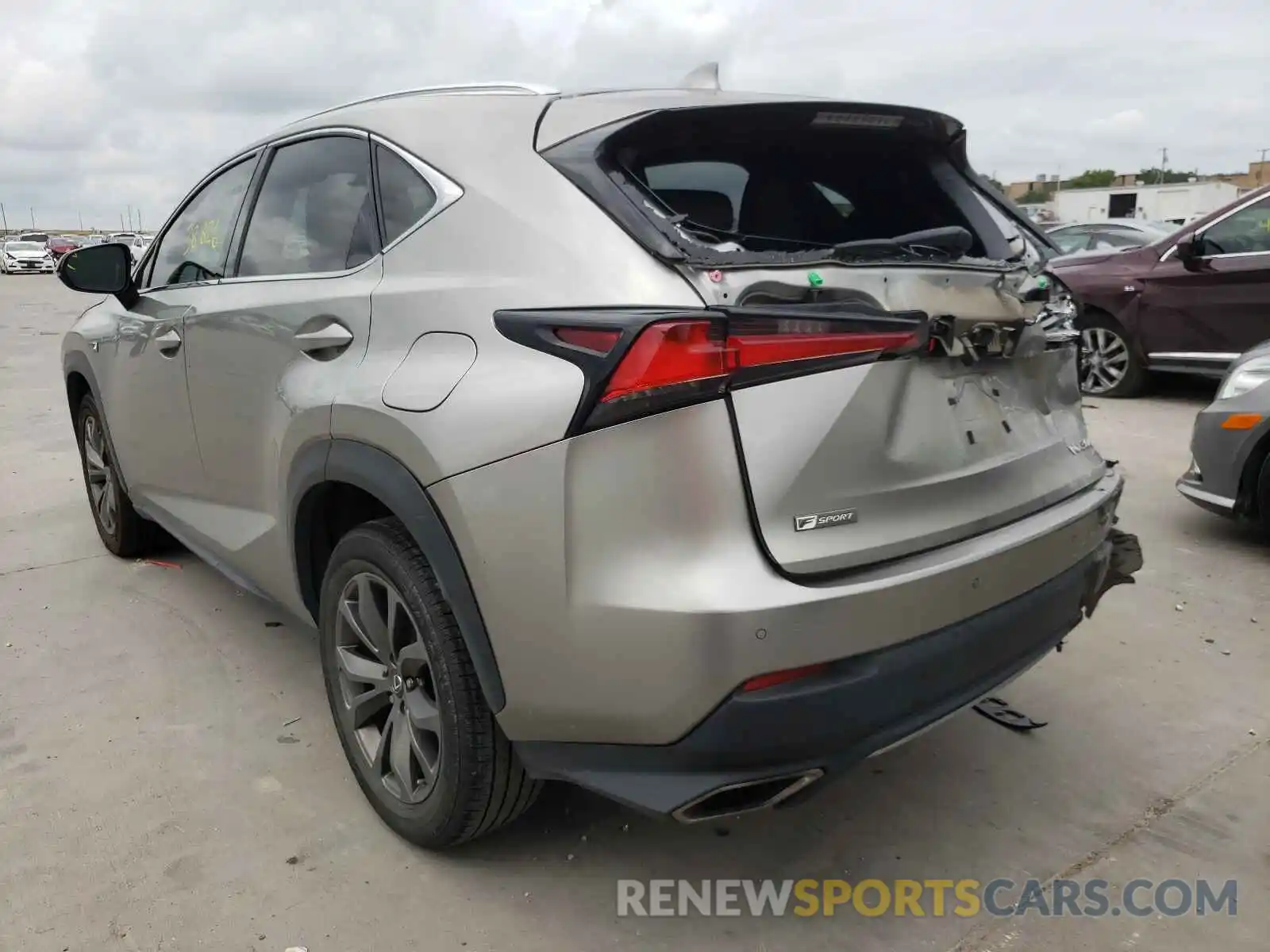 3 Photograph of a damaged car JTJYARBZ5K2146320 LEXUS NX 2019